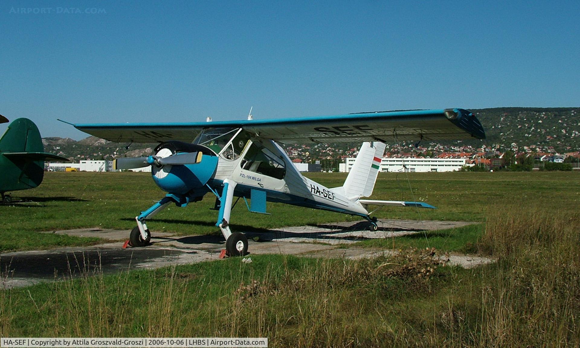 HA-SEF, 1970 PZL-Okecie PZL-104 Wilga C/N 59064, Budaörs Airport, Hungary