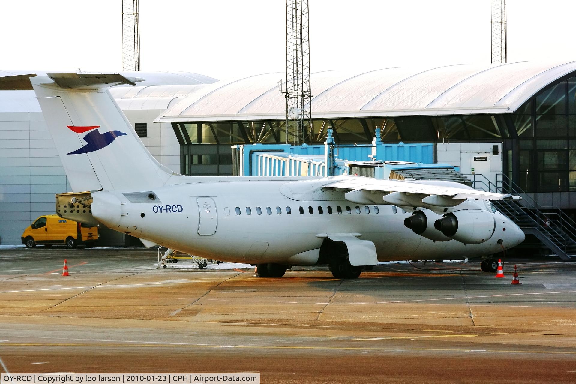OY-RCD, 1993 British Aerospace Avro 146-RJ85 C/N E.2235, Copenhagen 23.1.2010