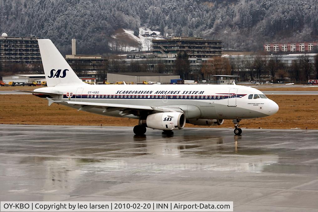 OY-KBO, 2006 Airbus A319-131 C/N 2850, Innsbruck 20.2.2010