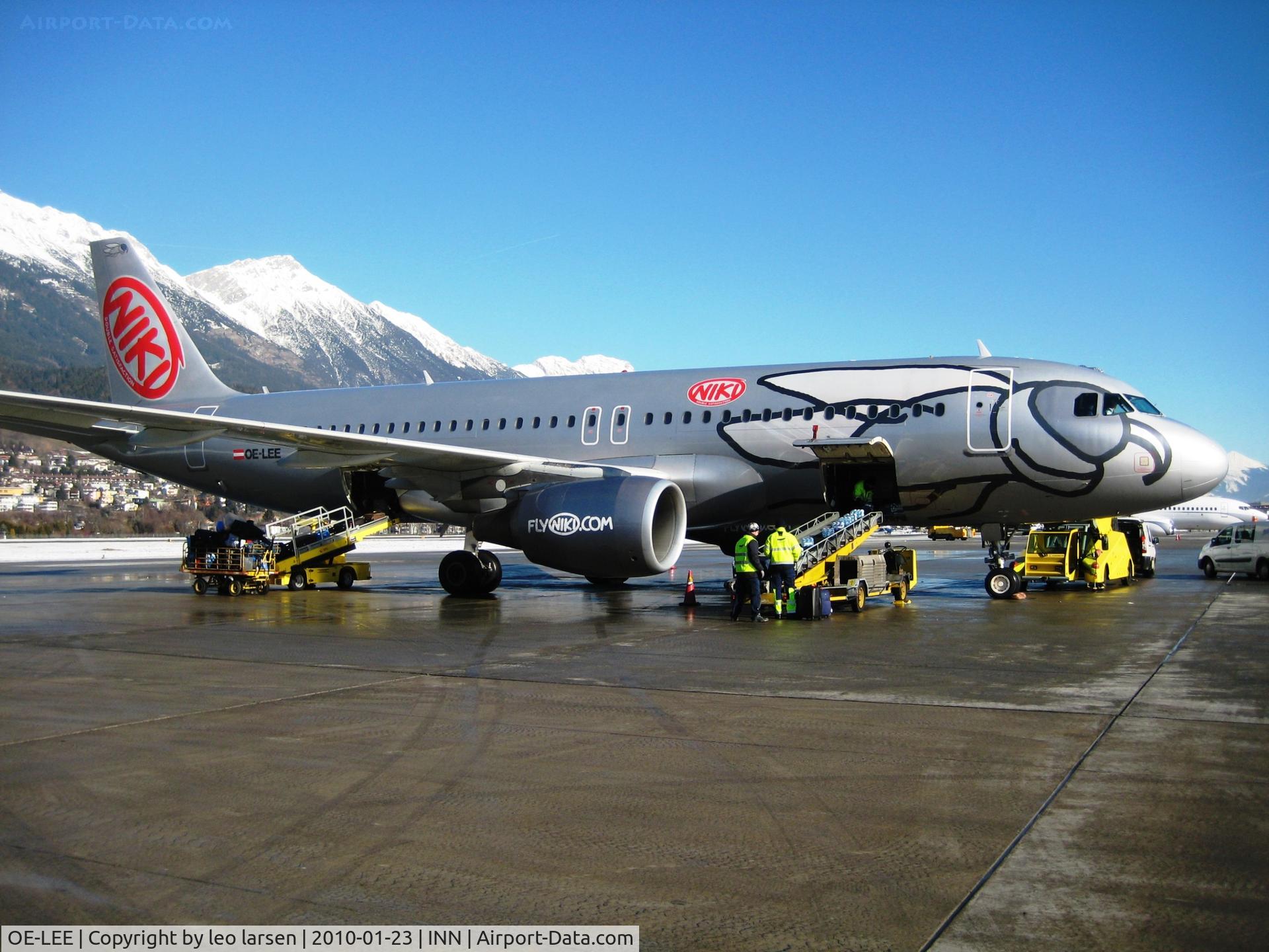 OE-LEE, 2006 Airbus A320-214 C/N 2749, Innsbruck 23.1.2010