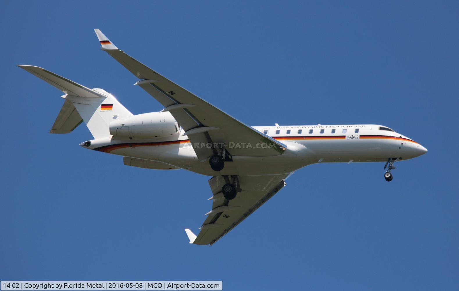 14 02, 2010 Bombardier BD-700-1A11 Global 5000 C/N 9404, German Air Force Global 5000