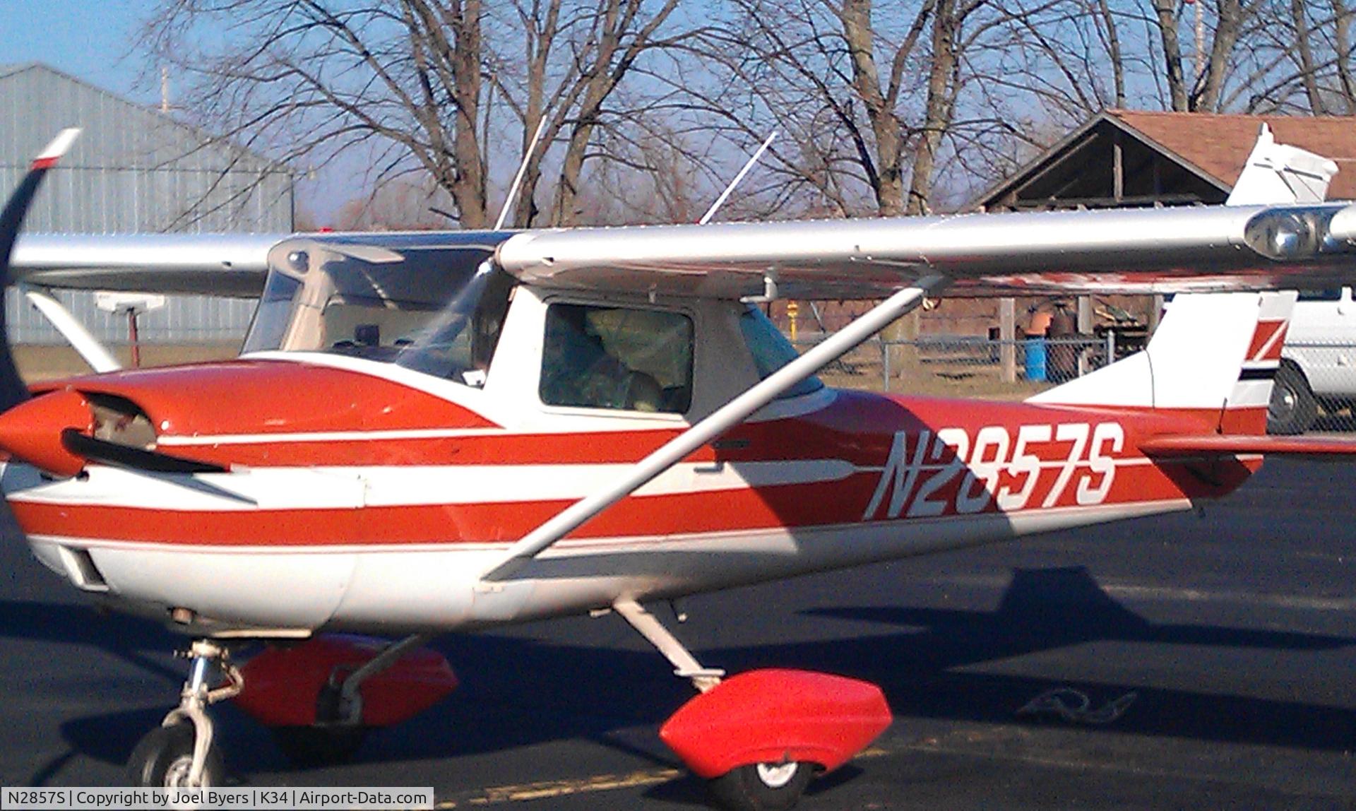 N2857S, 1967 Cessna 150G C/N 15066757, Todd Davis' solo flight runup