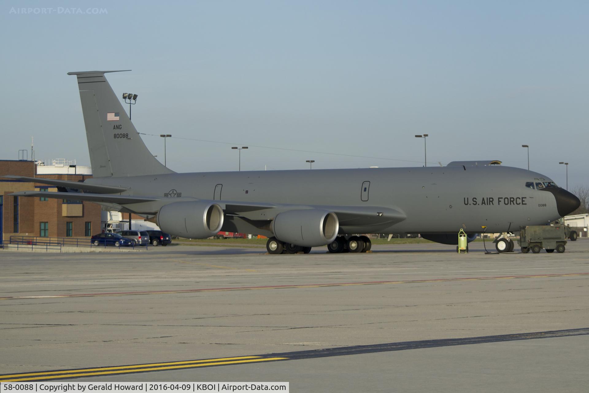 58-0088, 1958 Boeing KC-135Q Stratotanker C/N 17833, 171st Air Refueling Sq., 127th Wing, Michigan ANG, Selfridge ANG Base.
