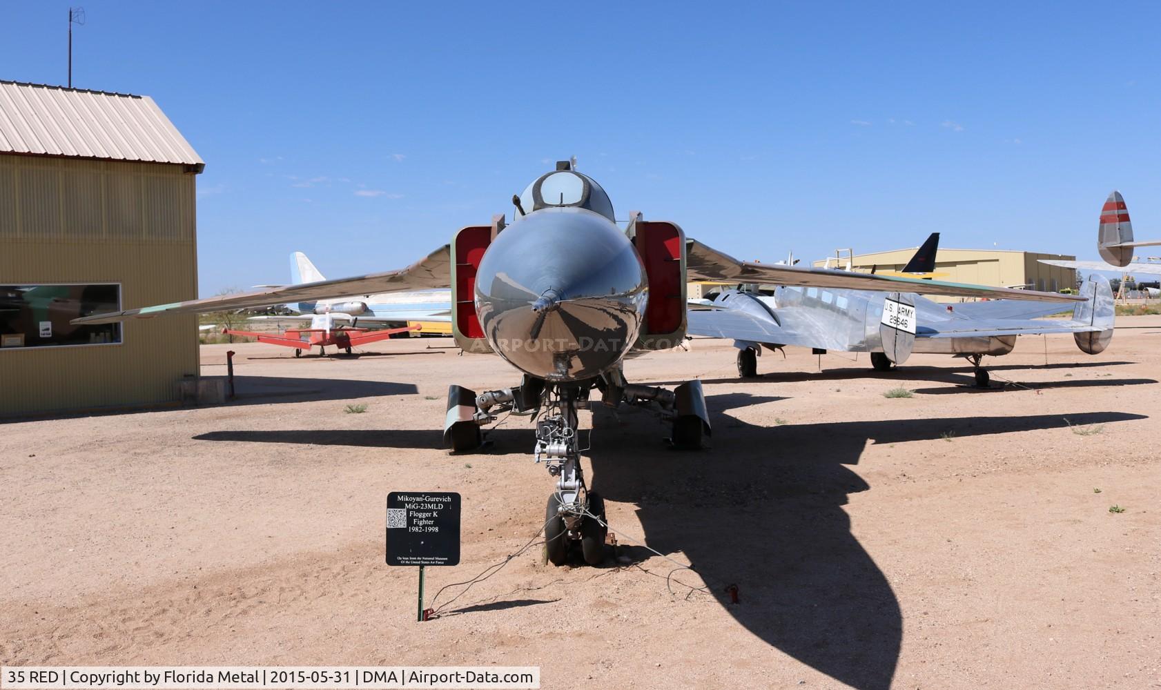 35 RED, Mikoyan-Gurevich MiG-23MLD C/N 0390320549, Mig 23