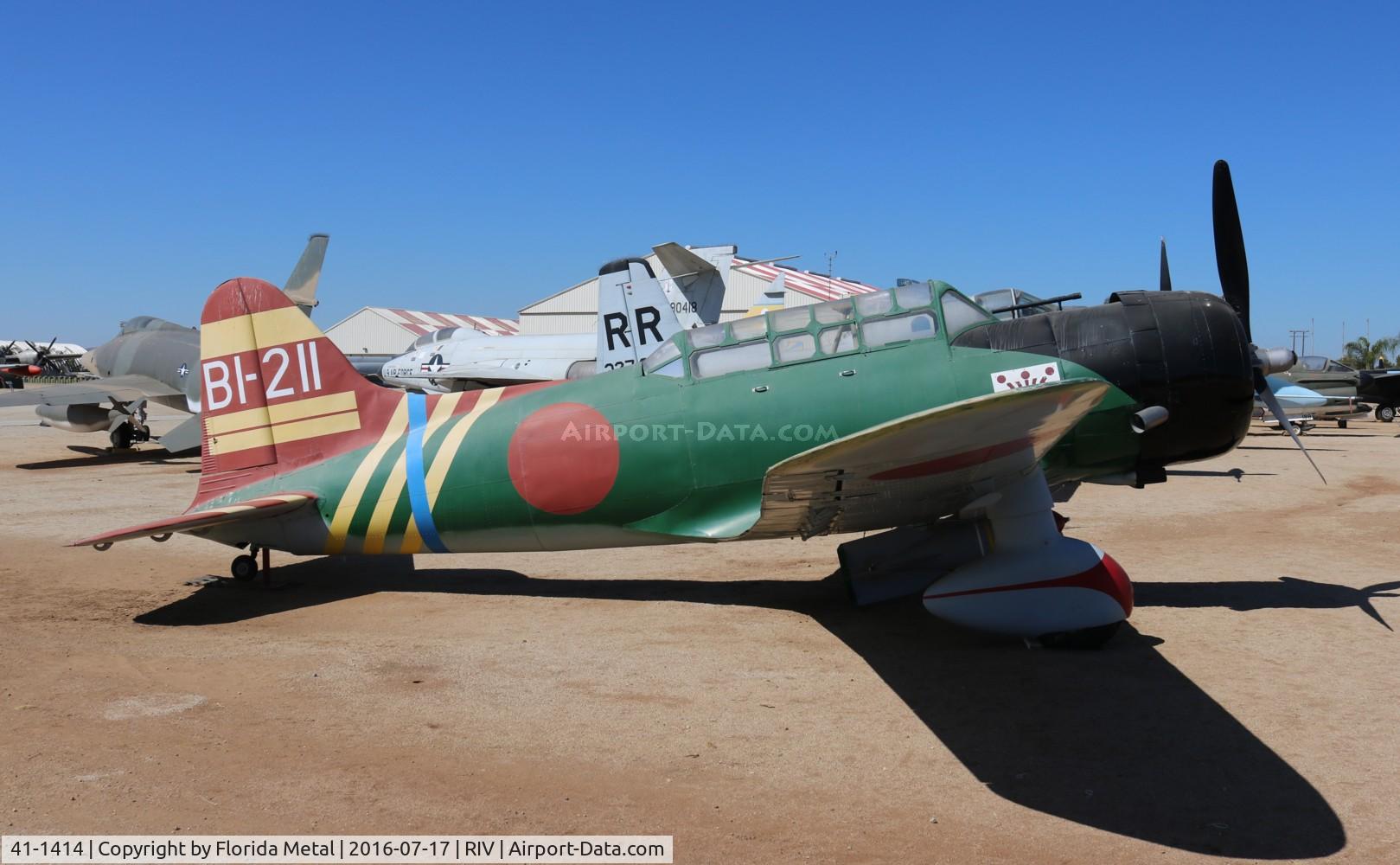 41-1414, 1941 Vultee BT-13 Valiant C/N 1524, BT-13 Valiant made to look like Aichi D3A 