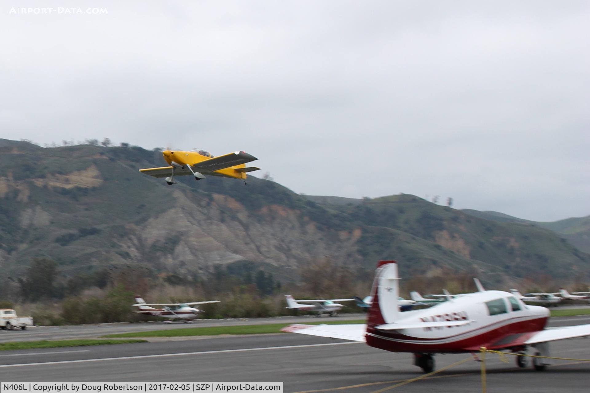 N406L, 2008 Vans RV-6 C/N 936, Provo PROVO 6, Lycoming O-320 160 Hp, takeoff climb Rwy 04, Young Eagles flight