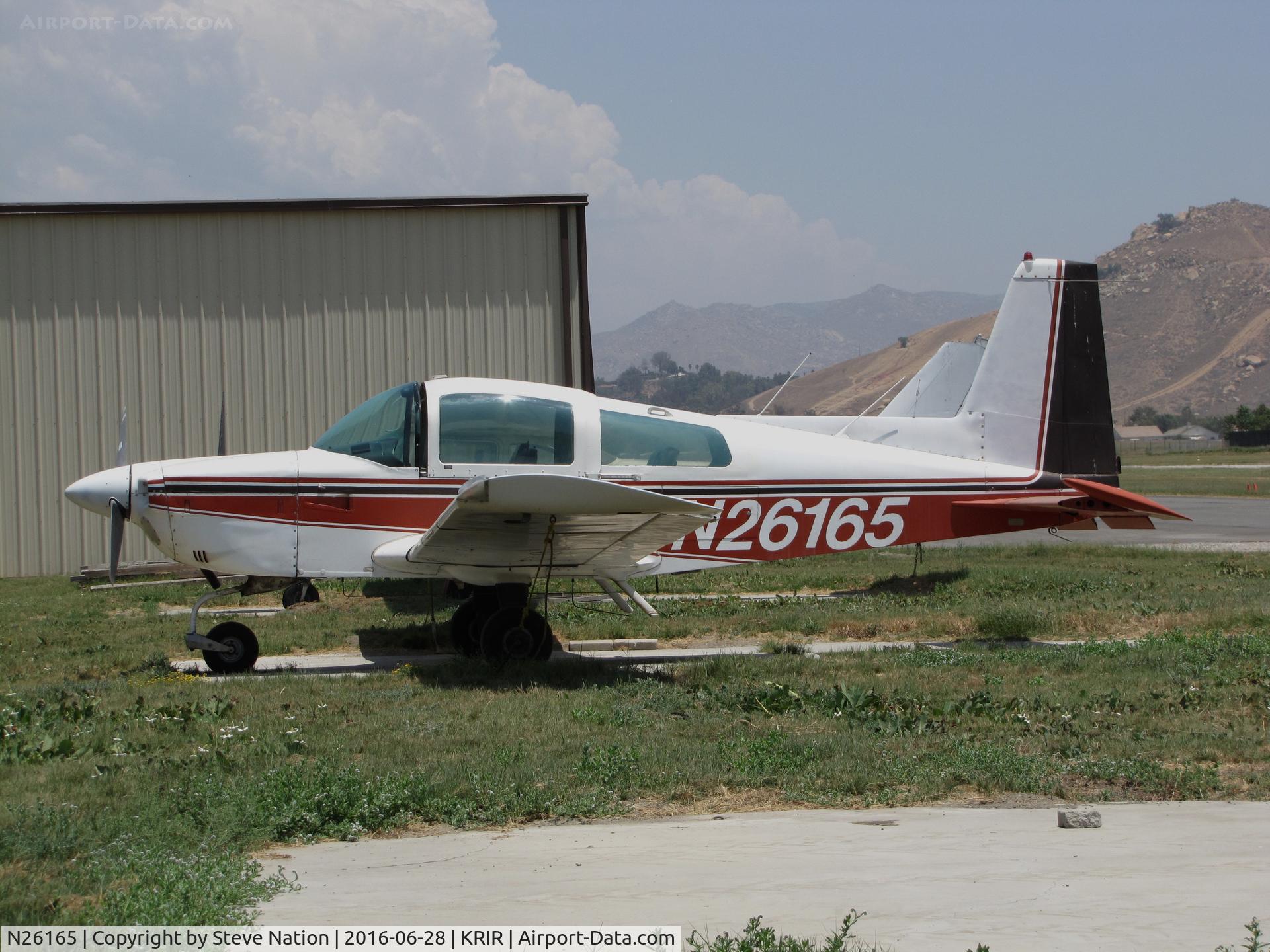 N26165, 1977 Grumman American AA-5A Cheetah C/N AA5A0457, 1977 Grumman American AA-5A @ Flabob Airport, Riverside, CA