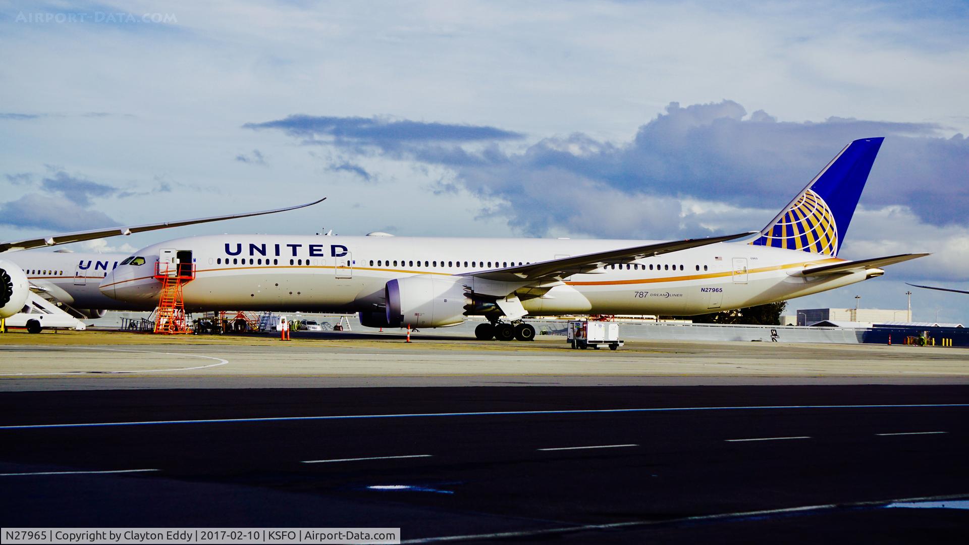 N27965, 2016 Boeing 787-9 Dreamliner C/N 37815, SFO 2017