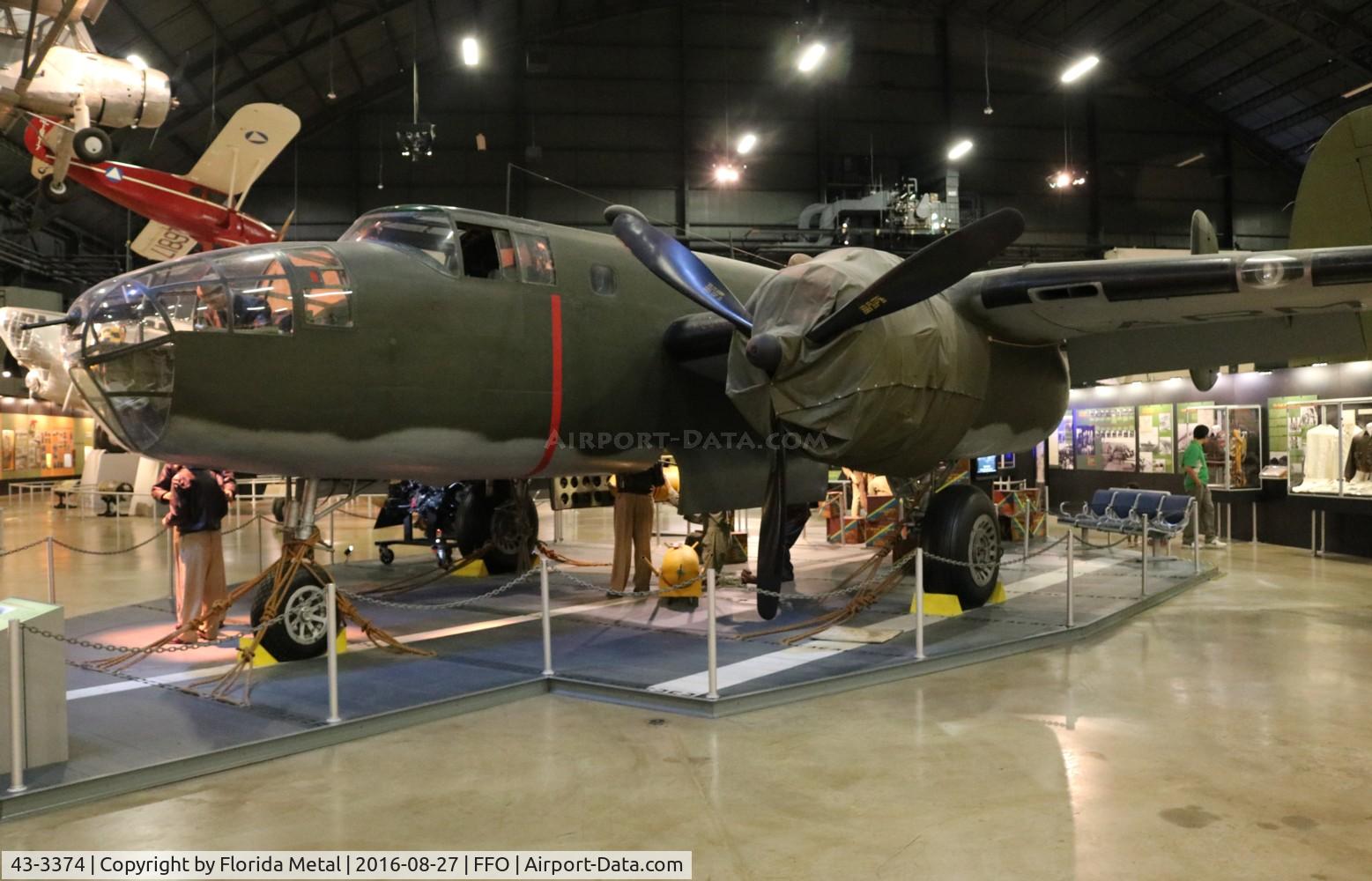 43-3374, 1943 North American B-25D Mitchell C/N 100-20700, B-25D