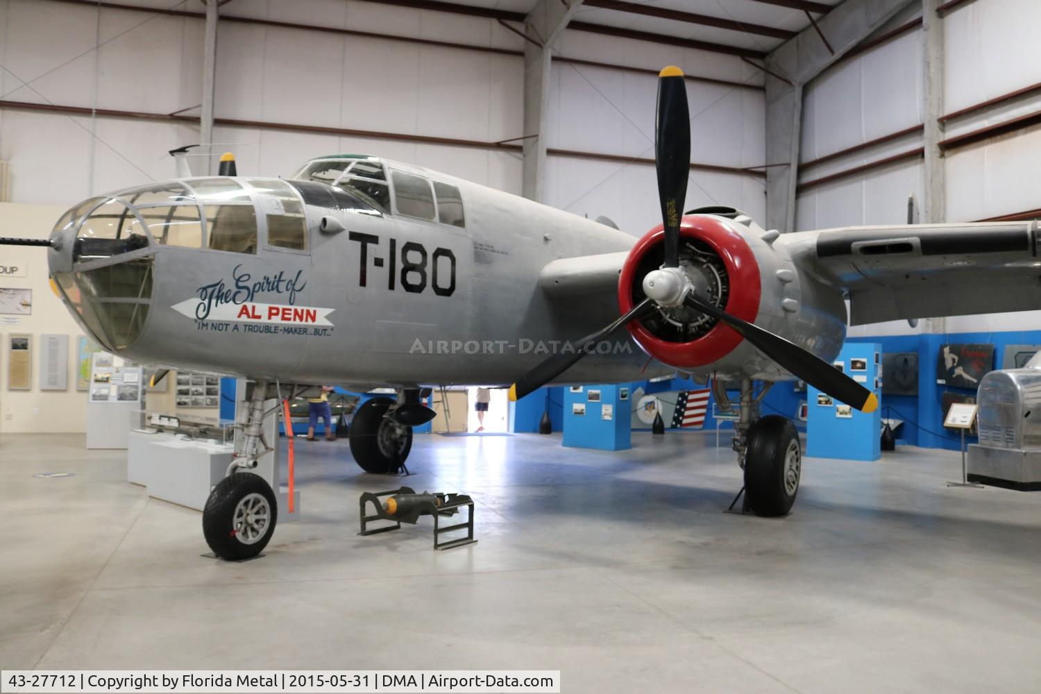 43-27712, North American TB-25N Mitchell C/N 108-34725, TB-25N