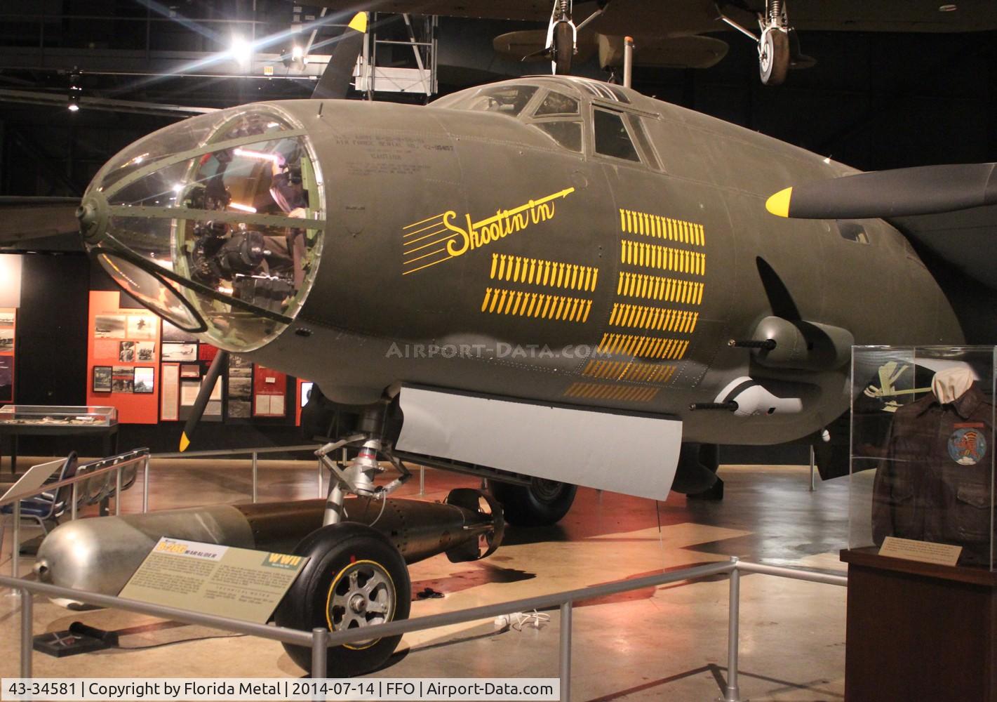 43-34581, 1943 Martin B-26G-11-MA Marauder C/N 8701, B-26G