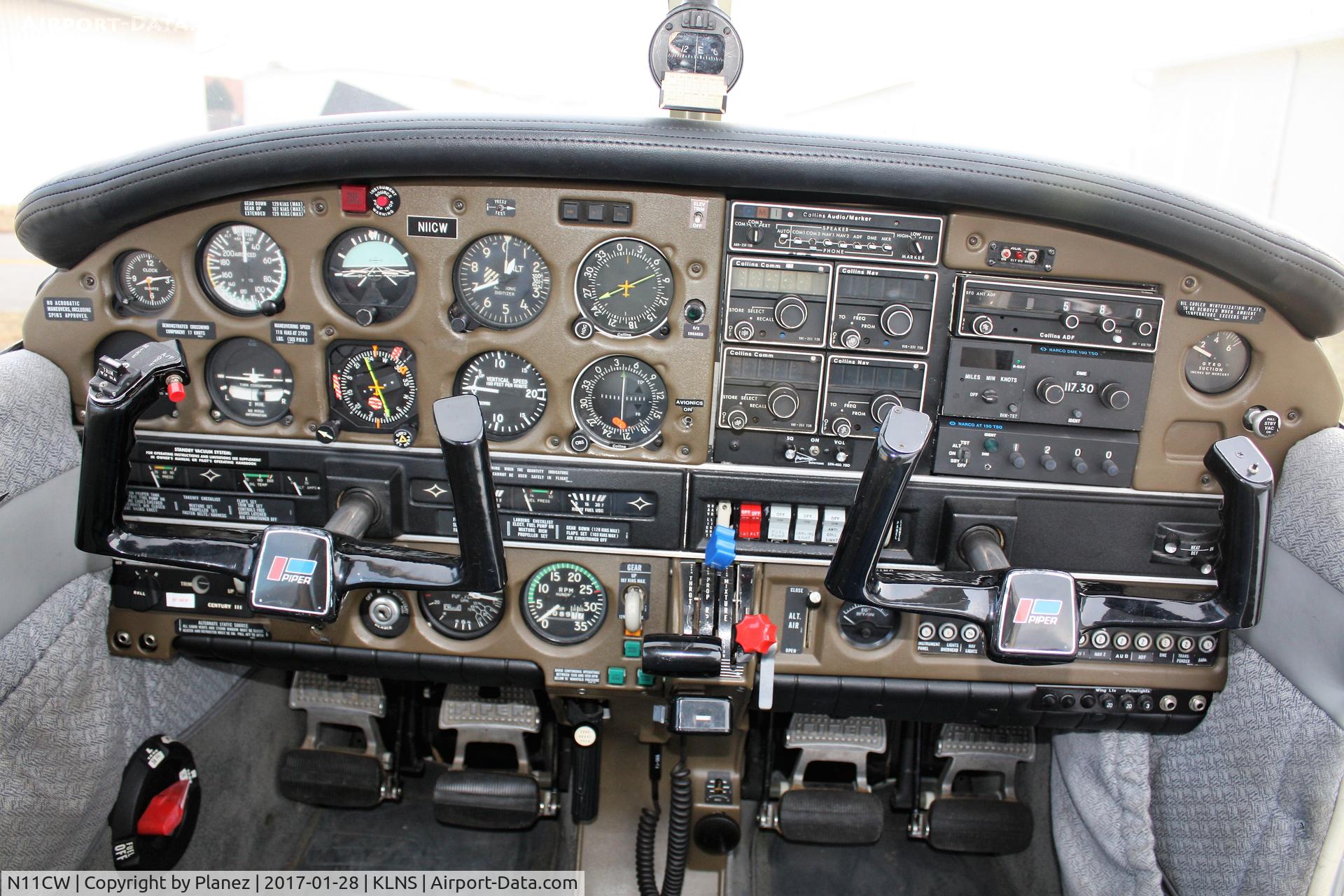 N11CW, 1977 Piper PA-28R-201 Cherokee Arrow III C/N 28R-7737079, Will be upgrade with a  Aspen PRO PFD, PMA8000 Audio panel, Garmin GTN750, GTX345, GTR225 and FlightStream in June 2017.