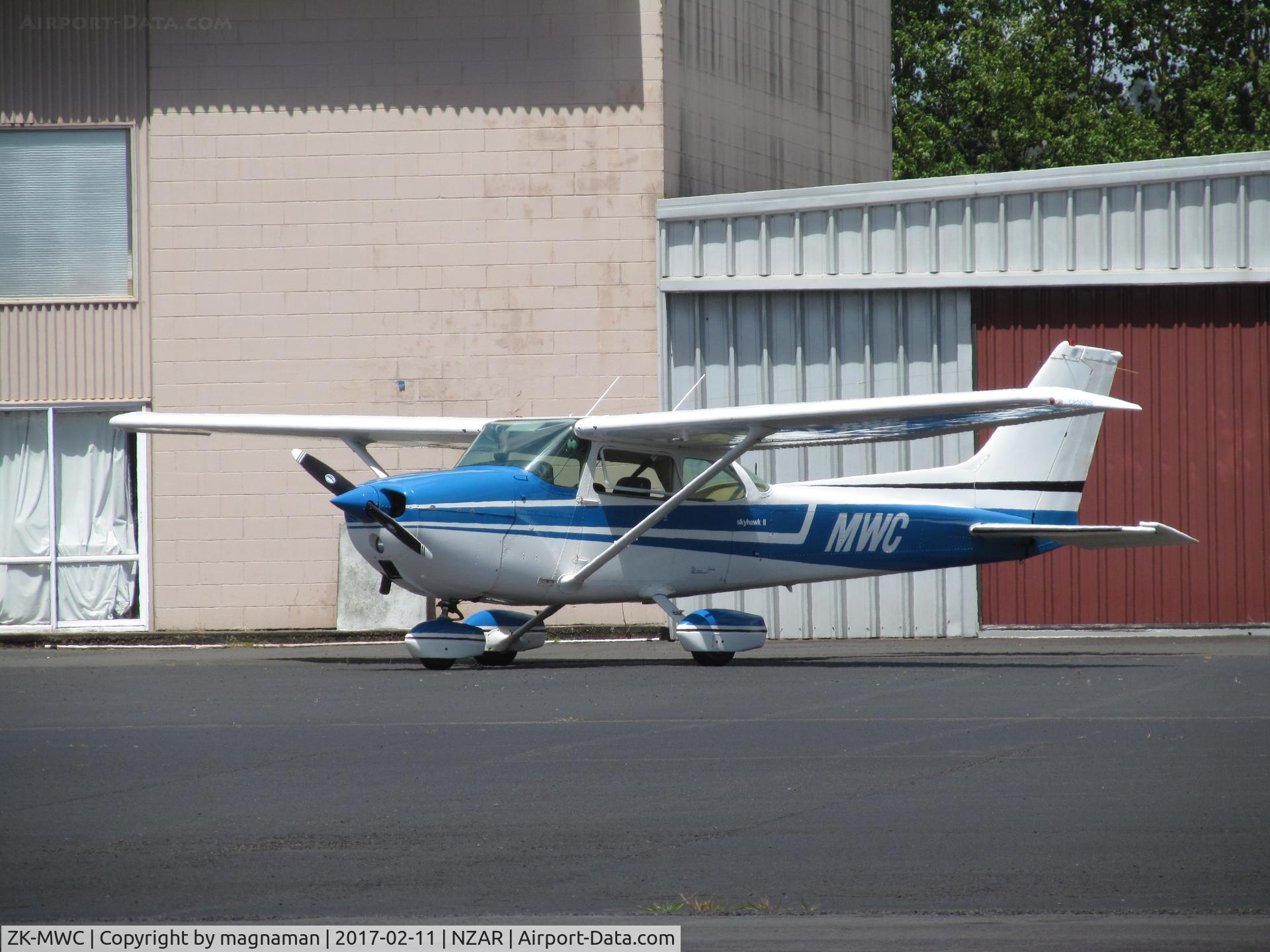 ZK-MWC, Cessna 172M C/N 17266349, on warbird apron