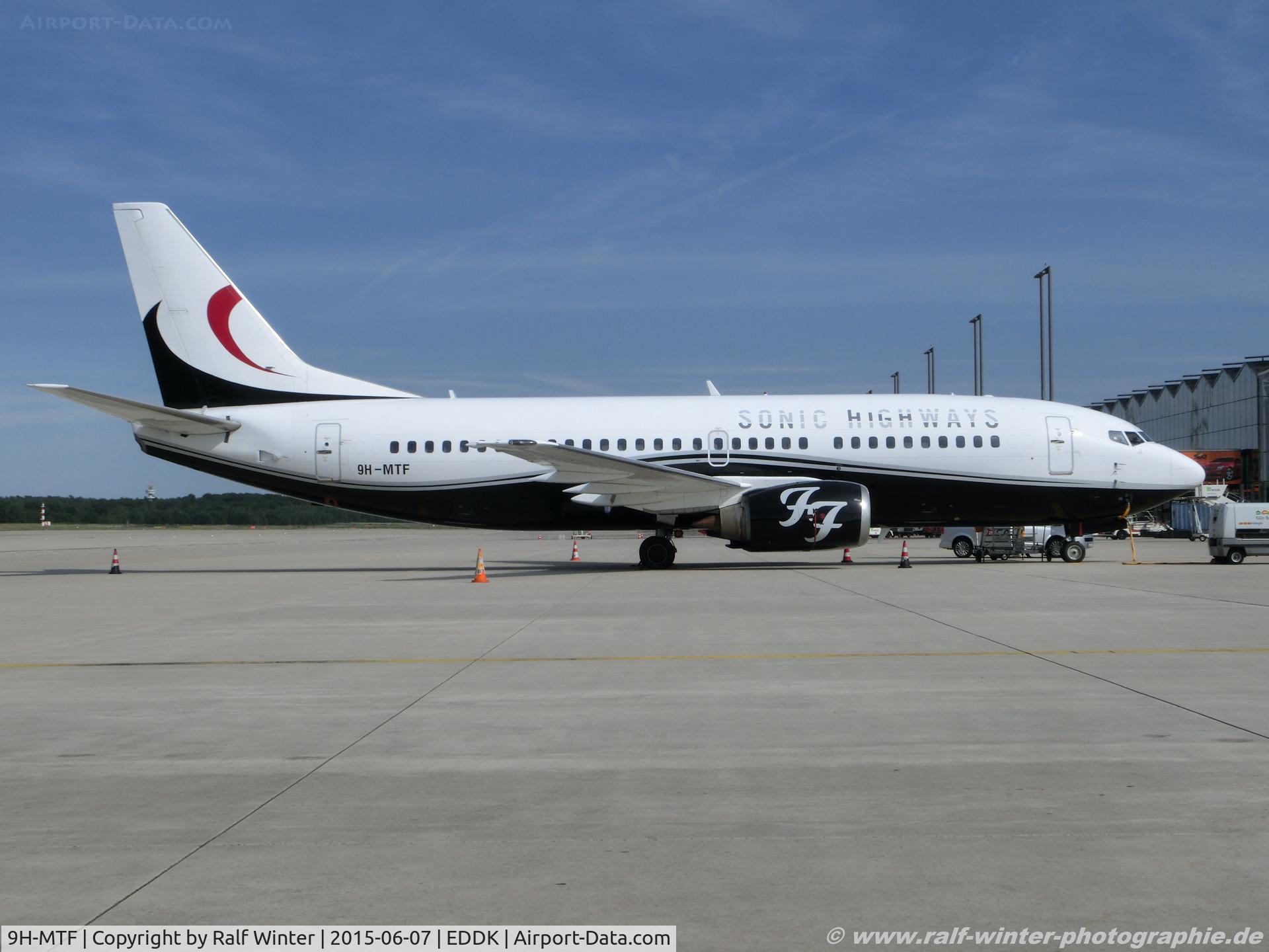 9H-MTF, 1987 Boeing 737-329 C/N 23774, Boeing 737-329 - Multiflight Ltd 'Sonic Highways Foo Fighter' - 23774 - 9H-MTF - 07.06.2015 - CGN