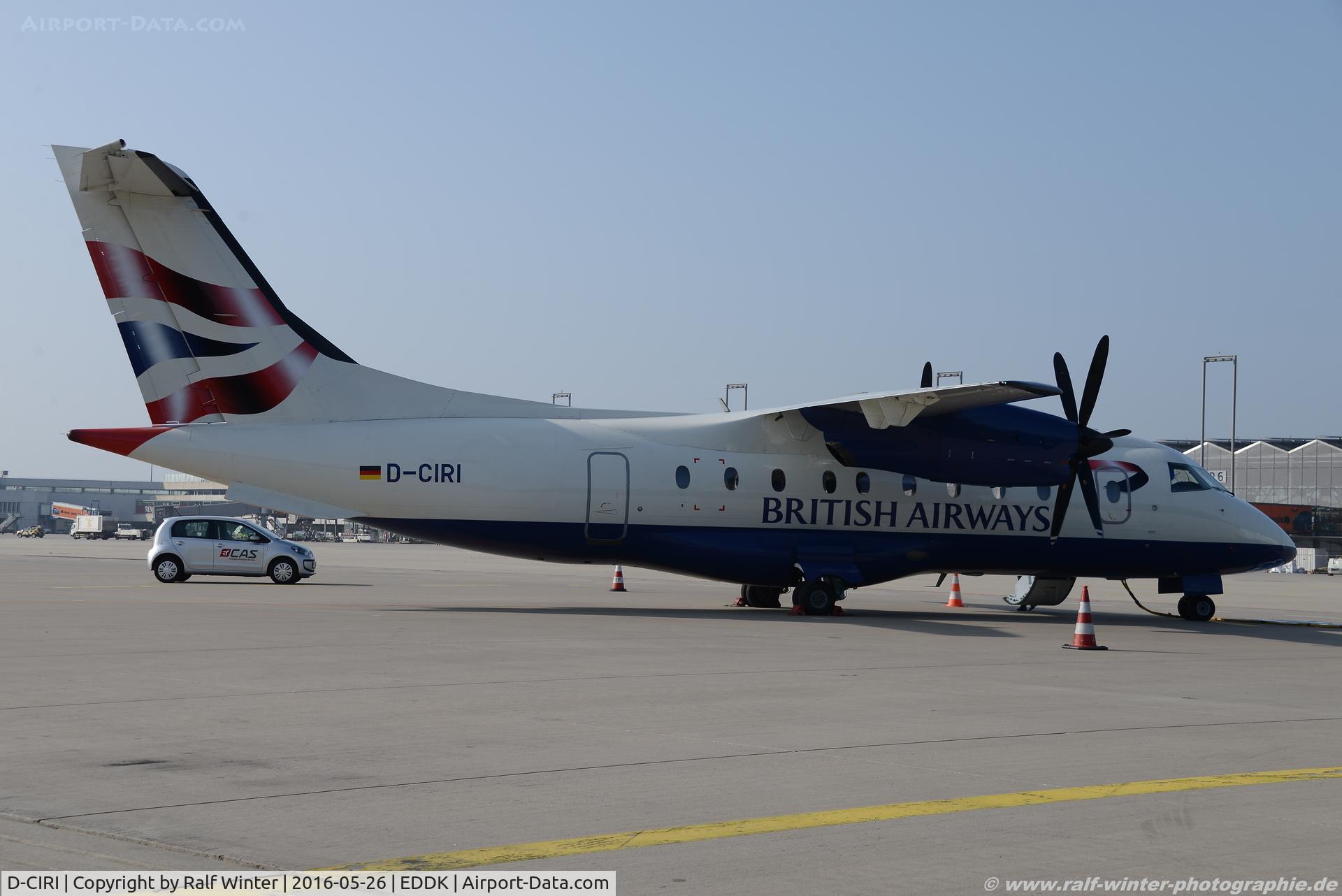 D-CIRI, 1993 Dornier 328-110 C/N 3005, Dornier Do-328-110 - Sun Air of Scandinavia 'British Airways' - 3005 - D-CIRI - 26.05.2016 - CGN