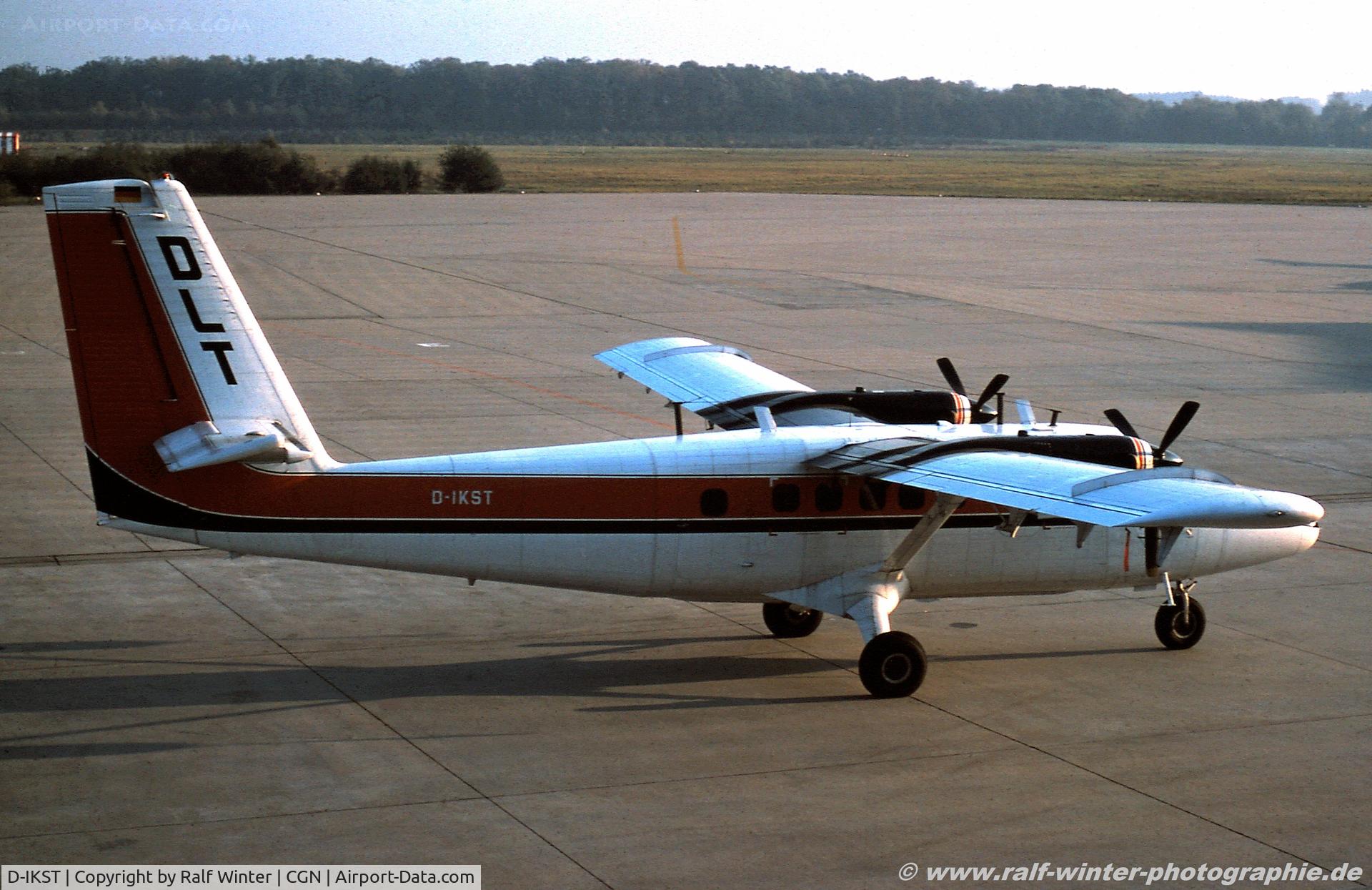 D-IKST, 1975 De Havilland Canada DHC-6-300 Twin Otter C/N 464, De Havilland DHC-6-300 Twinotter - DLT - D-IKST - 1976 - CGN