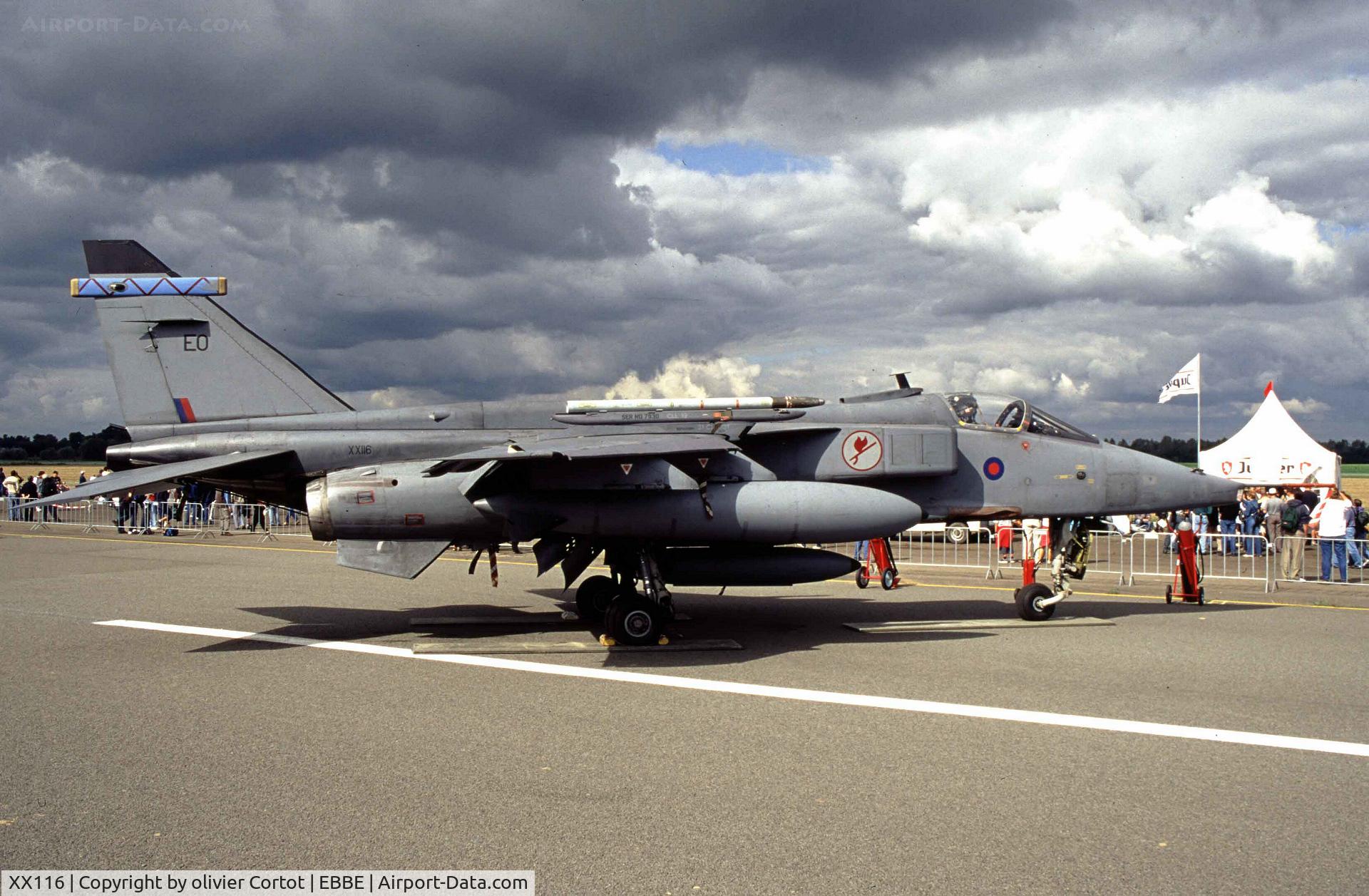 XX116, 1973 Sepecat Jaguar GR.3A C/N S.9, Beauvechain airshow 2002