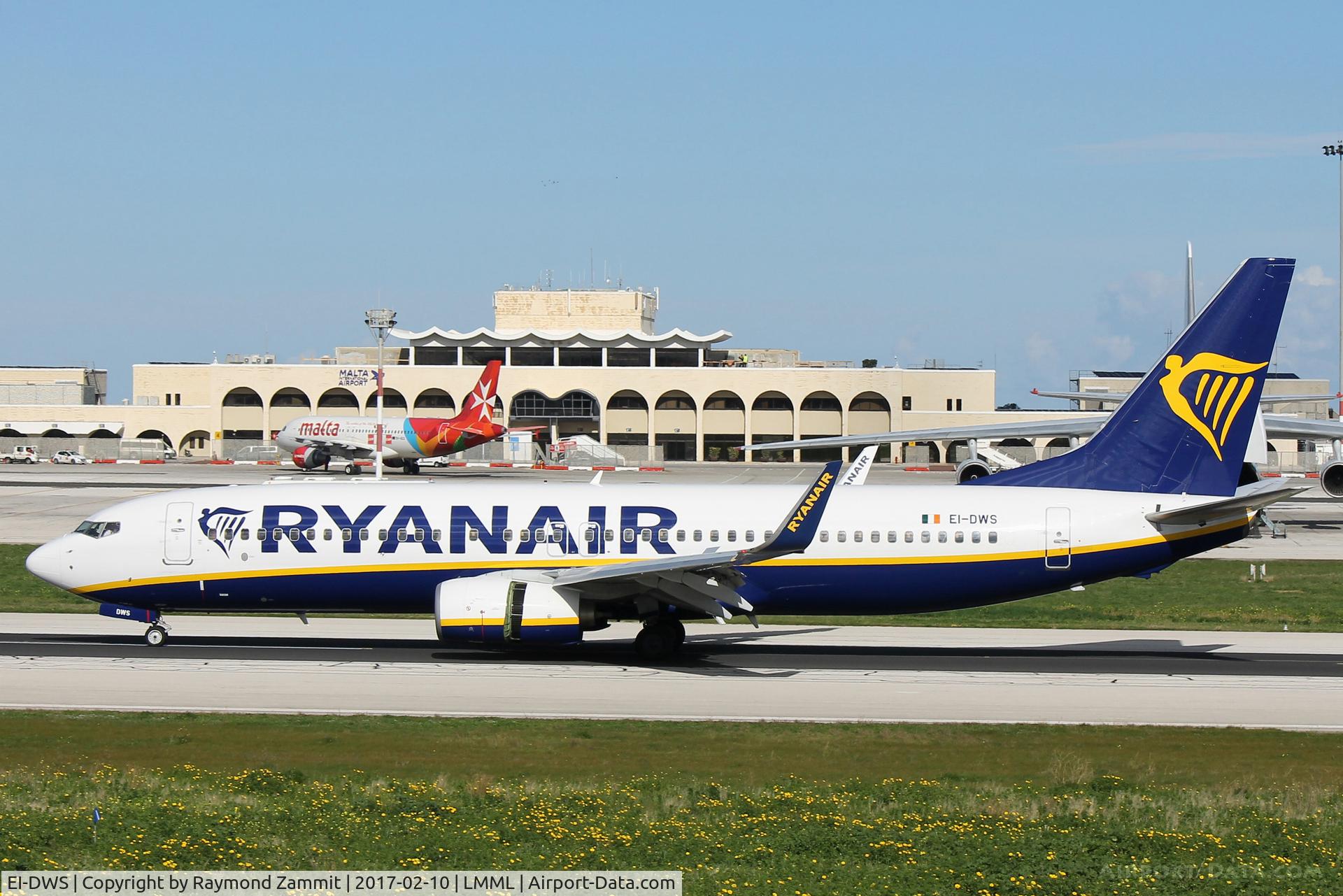 EI-DWS, 2007 Boeing 737-8AS C/N 33625, B737-800 EI-DWS Ryanair