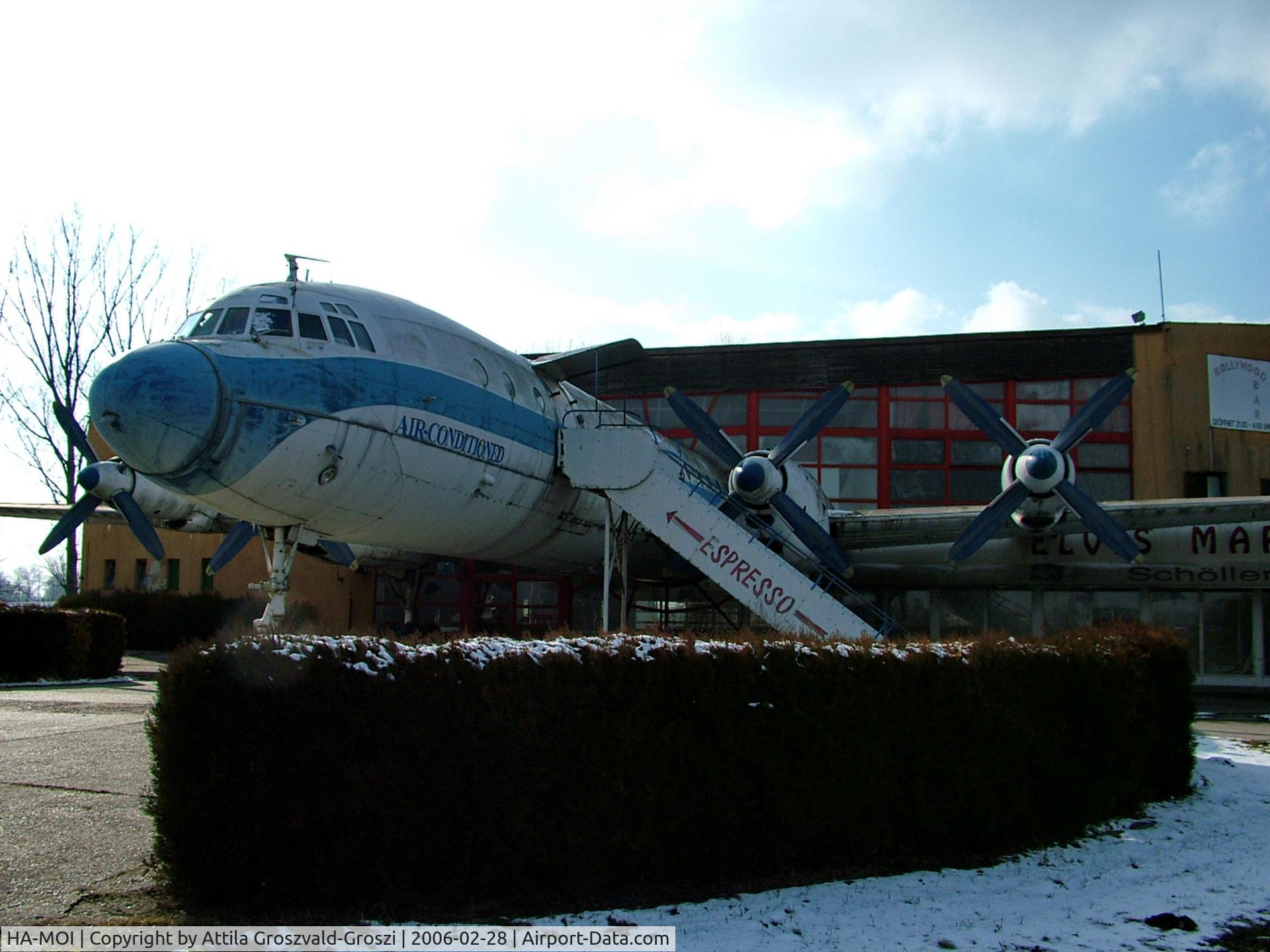 HA-MOI, Ilyushin Il-18D C/N 187010002, Abda, ELVIS park, Hungary