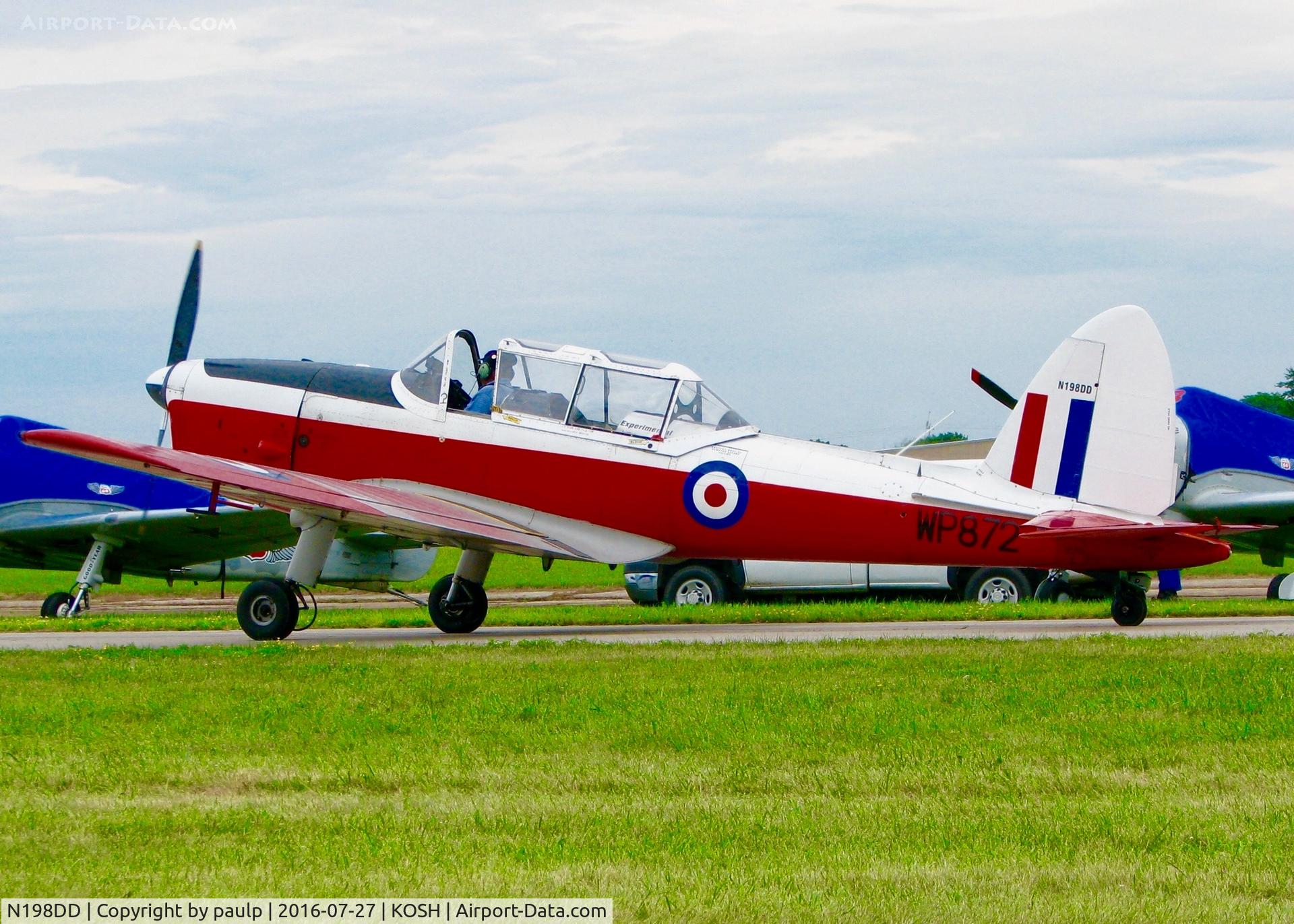 N198DD, 1952 De Havilland DHC-1 Chipmunk T.10 C/N DH8660, At Oshkosh.