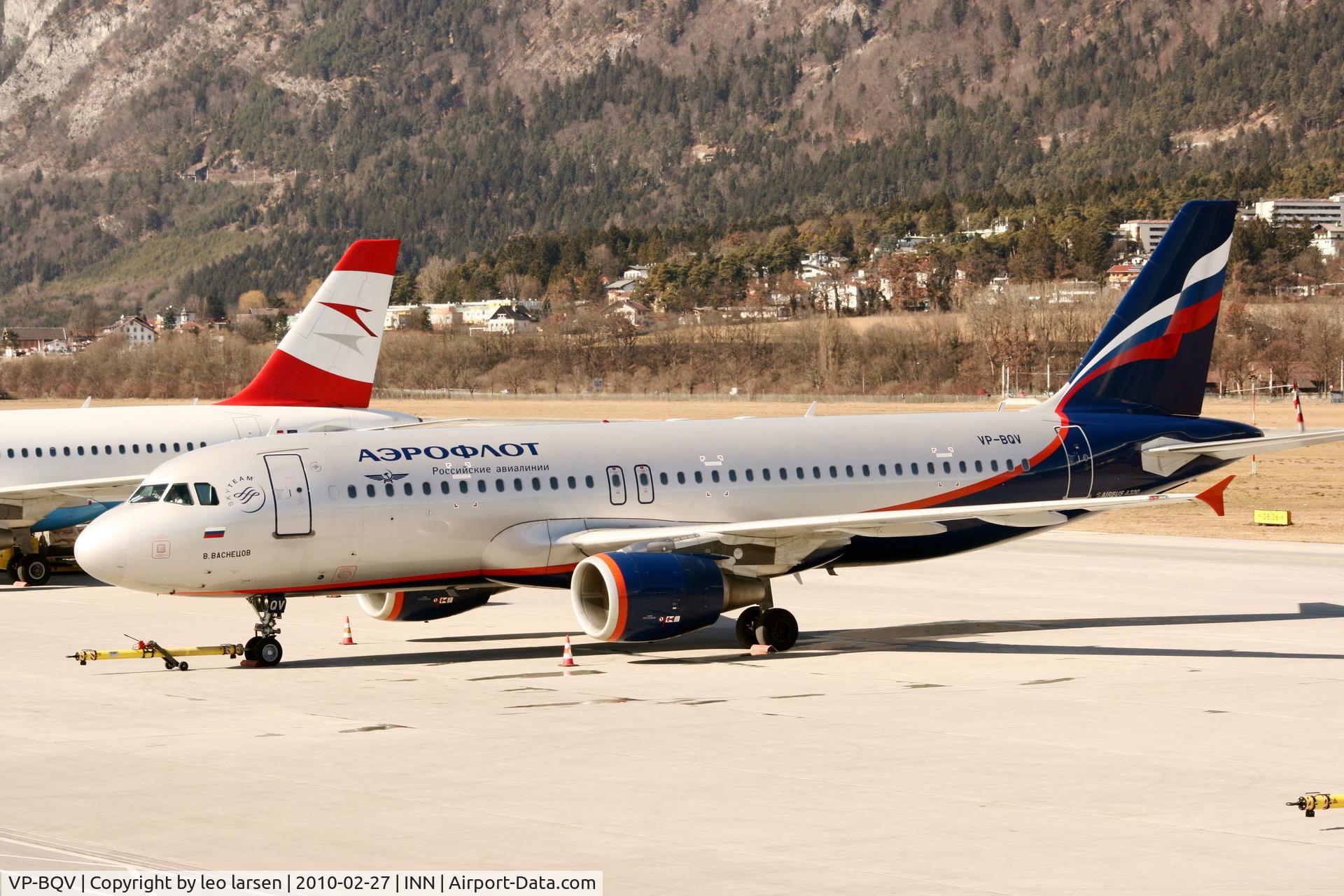 VP-BQV, 2006 Airbus A320-214 C/N 2920, Innsbruck 27.2.2010