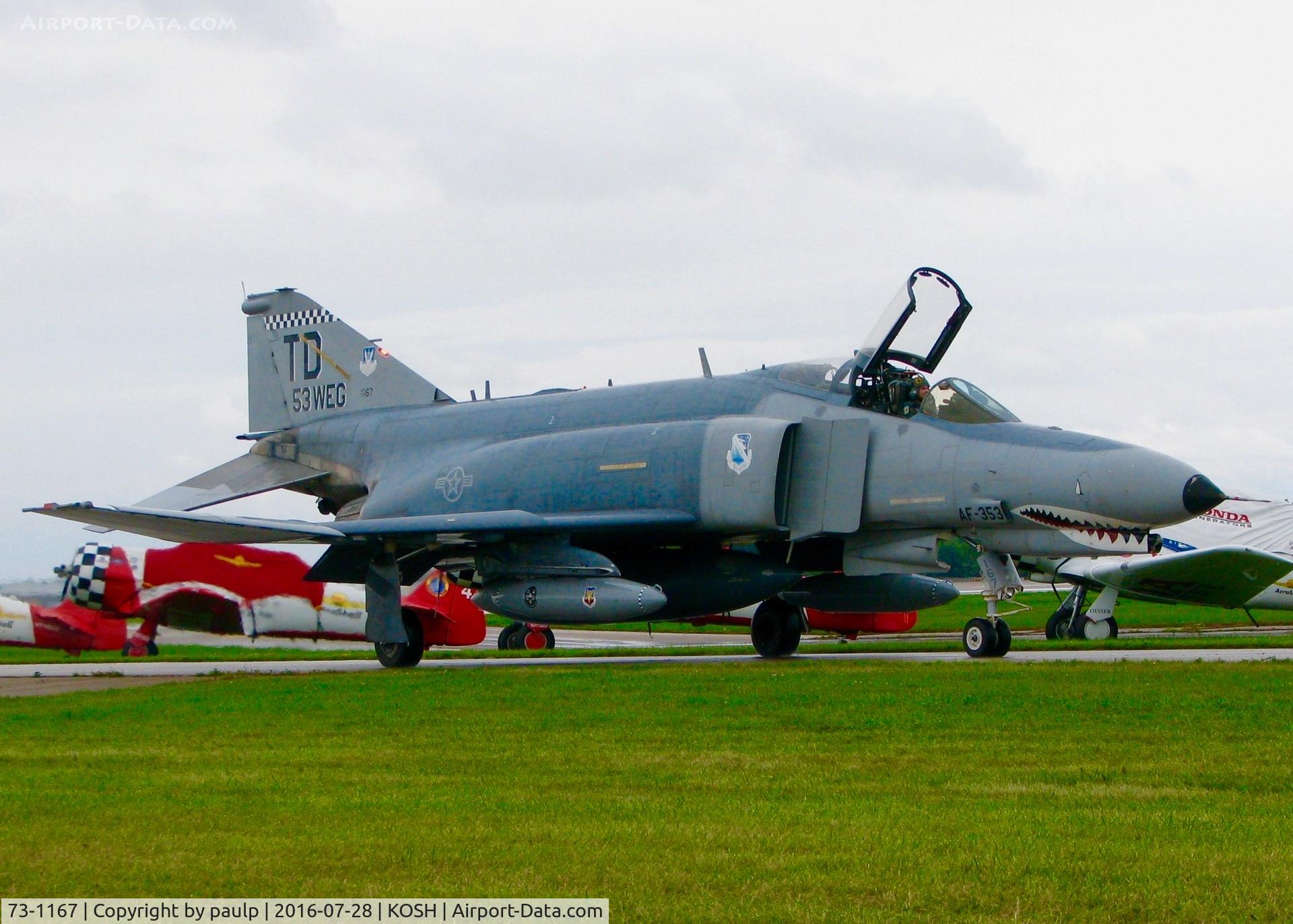 73-1167, 1973 McDonnell Douglas QF-4E Phantom II C/N 4679, At Oshkosh.
