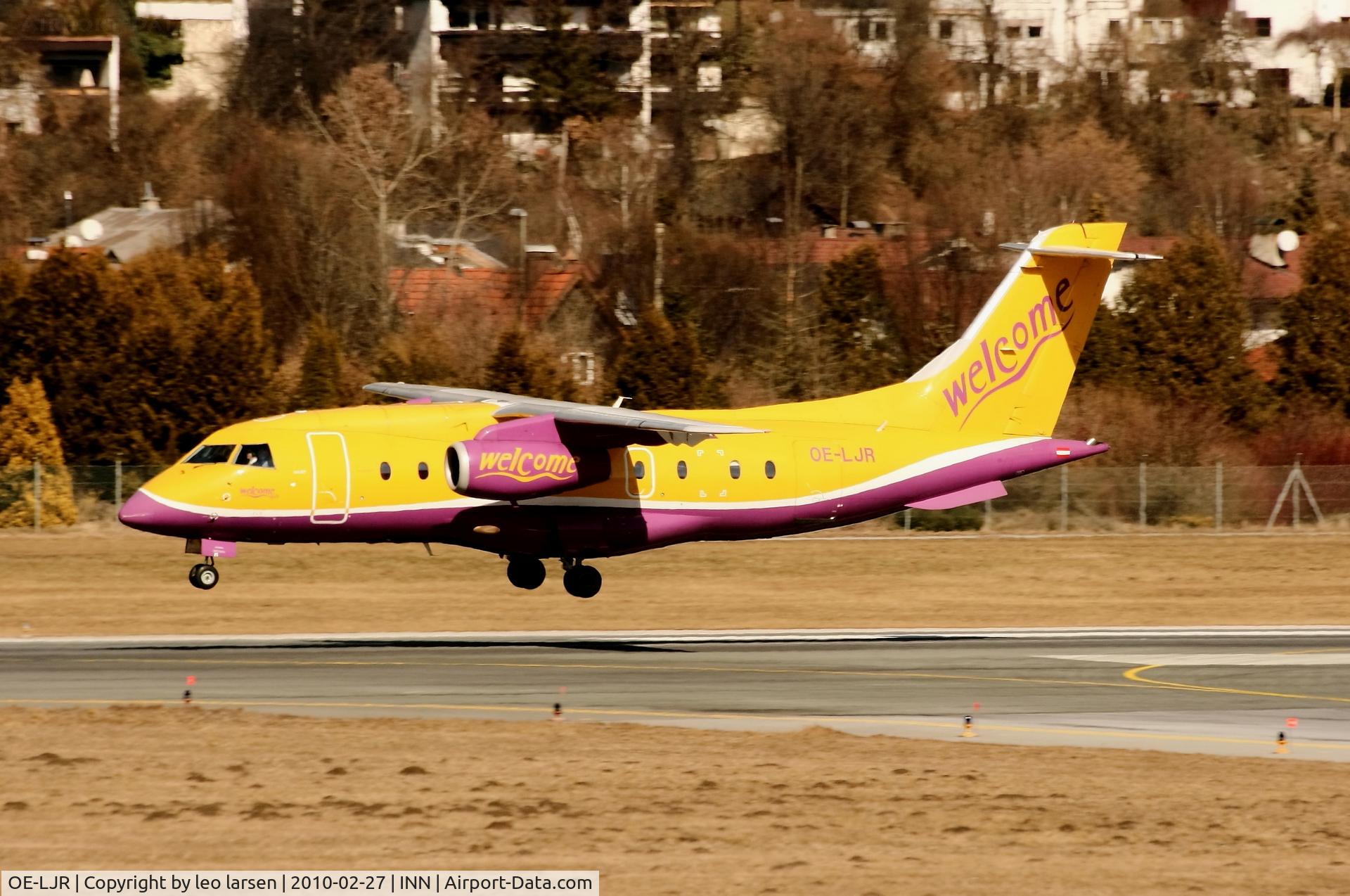 OE-LJR, 2001 Dornier 328-310 C/N 3213, Innsbruck 27.2.2010