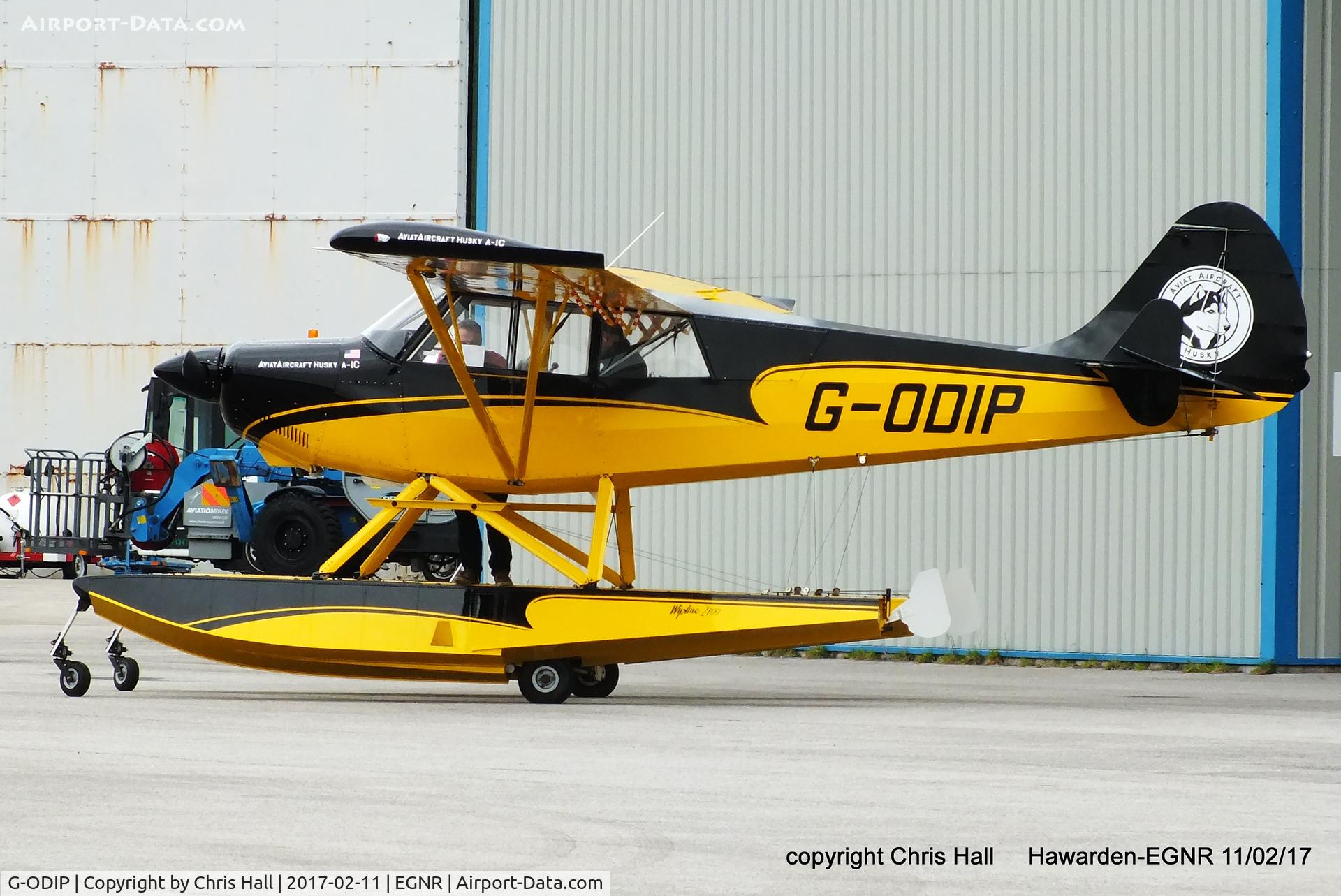 G-ODIP, 2015 Aviat A-1C-180 Husky C/N 3247, at Hawarden