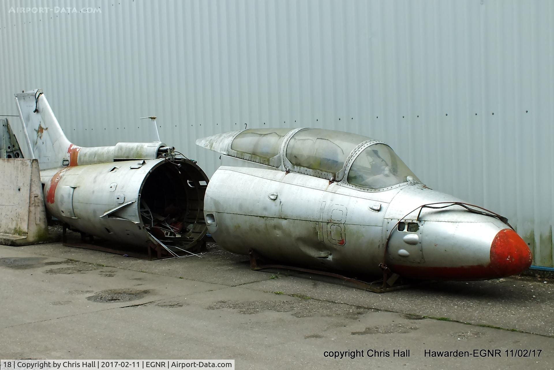 18, Aero L-29 Delfin C/N 591771, at Hawarden