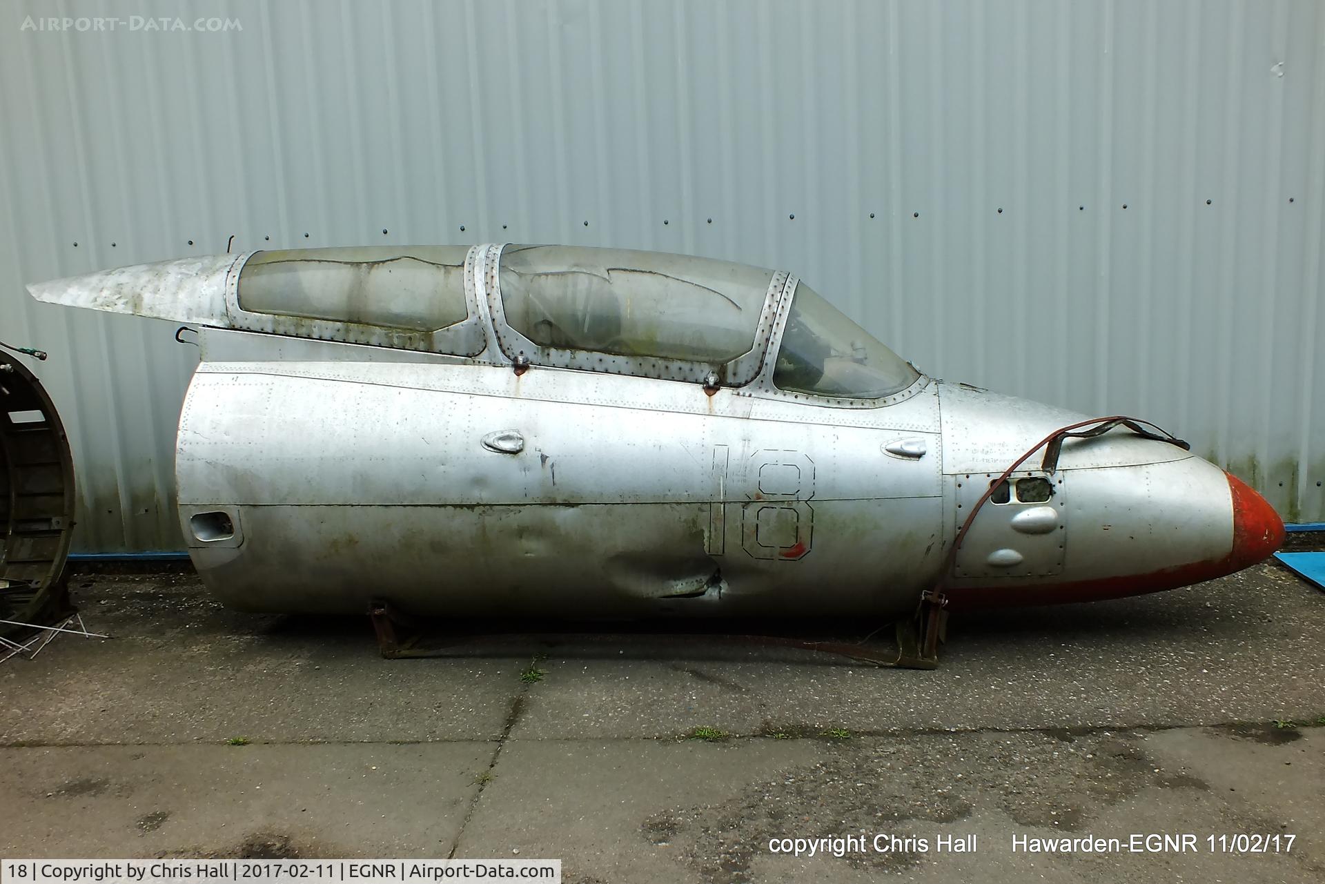 18, Aero L-29 Delfin C/N 591771, at Hawarden