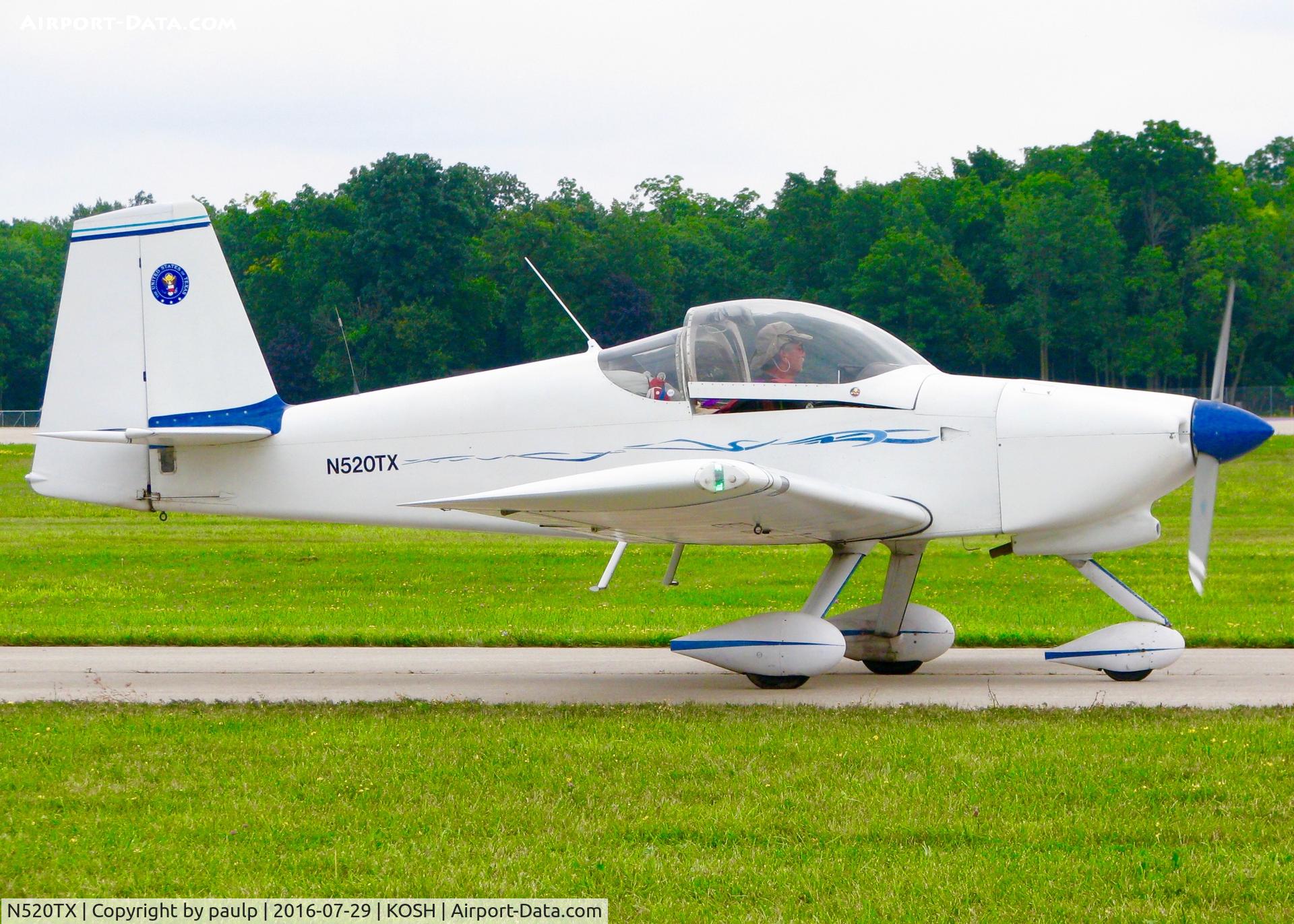 N520TX, 2004 Van's RV-7A C/N 71269, At Oshkosh.