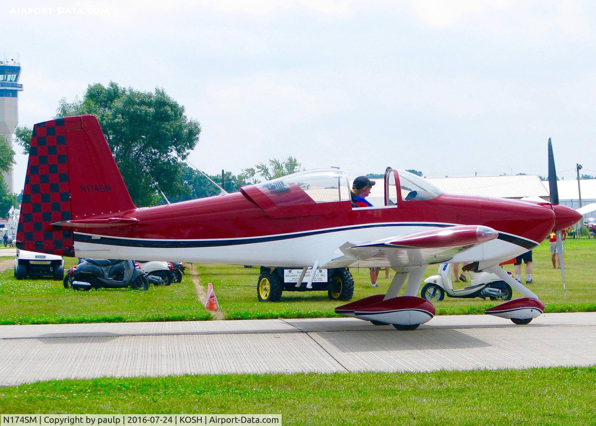 N174SM, Vans RV-7 C/N 001, At Oshkosh.