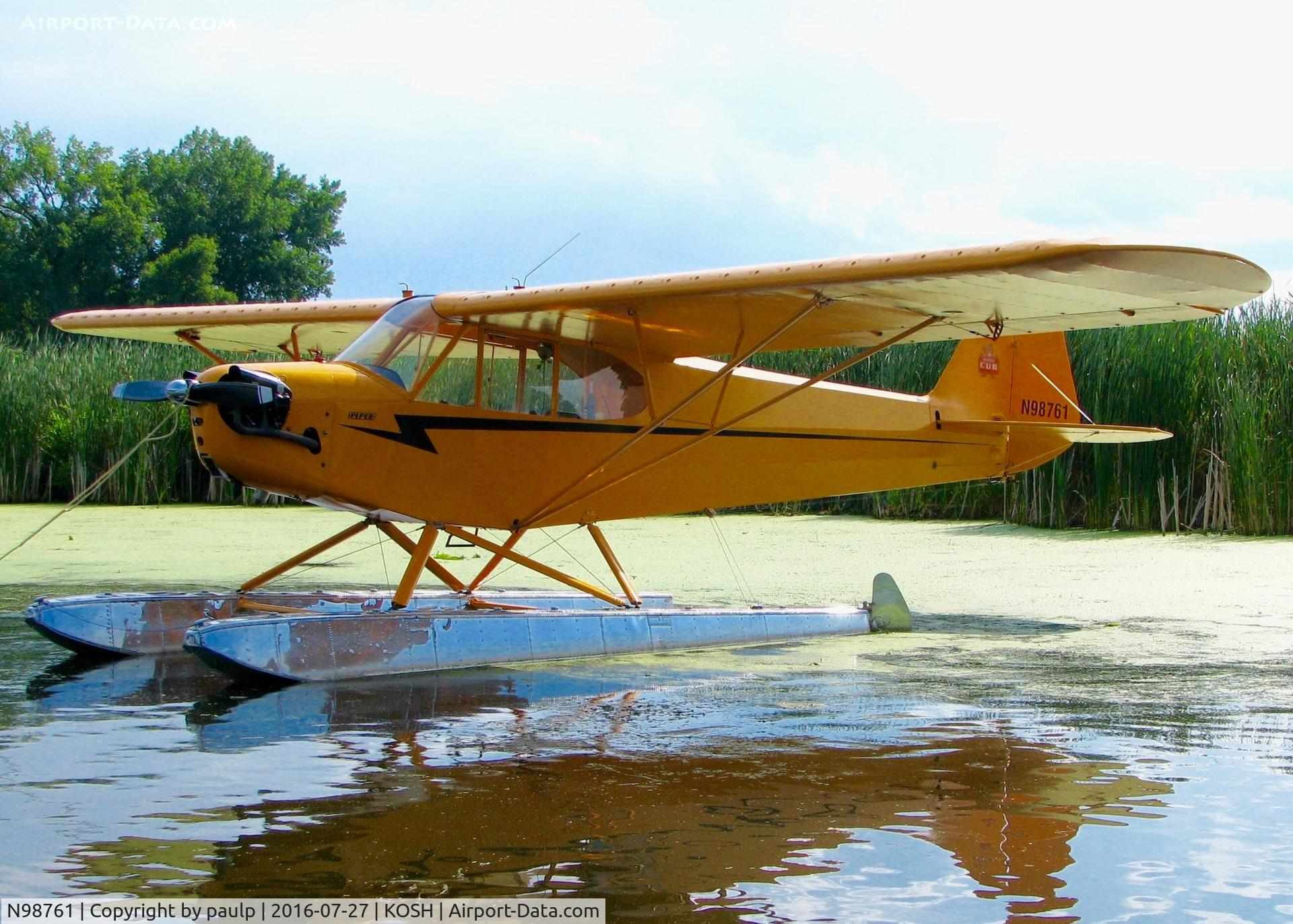 N98761, 1946 Piper J3C-65 Cub Cub C/N 18992, At Oshkosh.