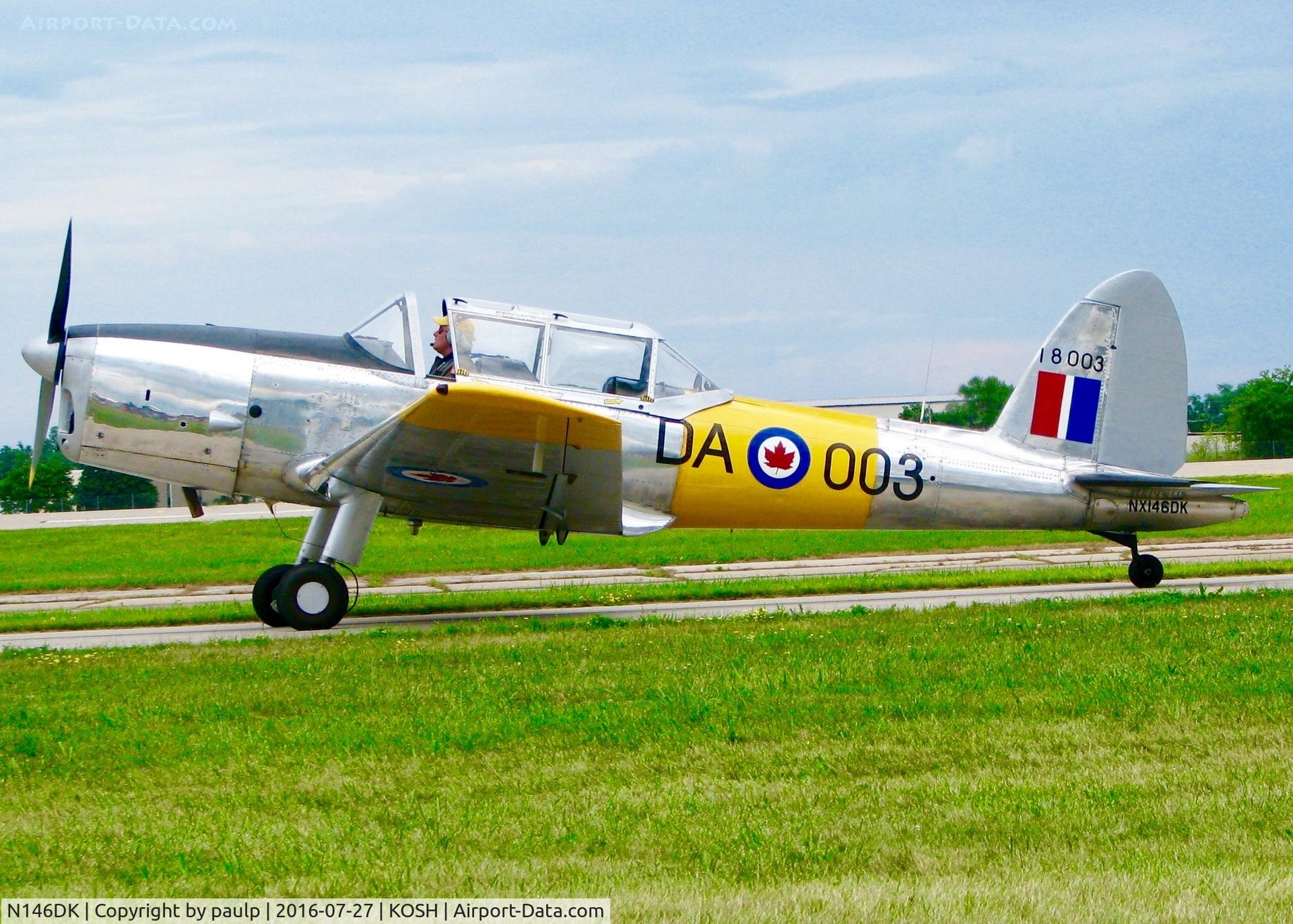 N146DK, De Havilland DHC-1 Chipmunk T.10 C/N C1/0103, At Oshkosh.