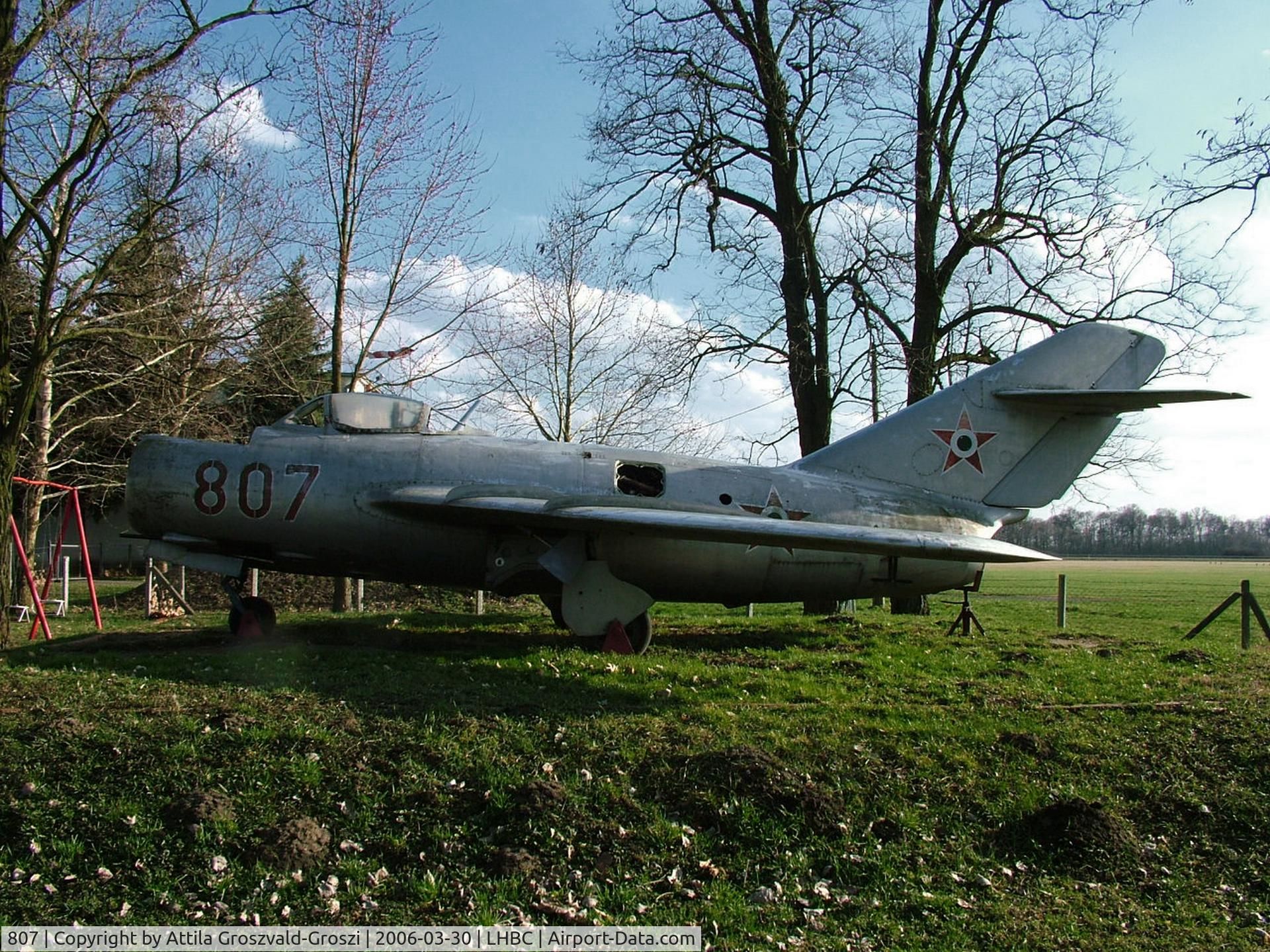807, 1951 Mikoyan-Gurevich MiG-15 C/N 0807, Békéscsaba Airport, Hungary