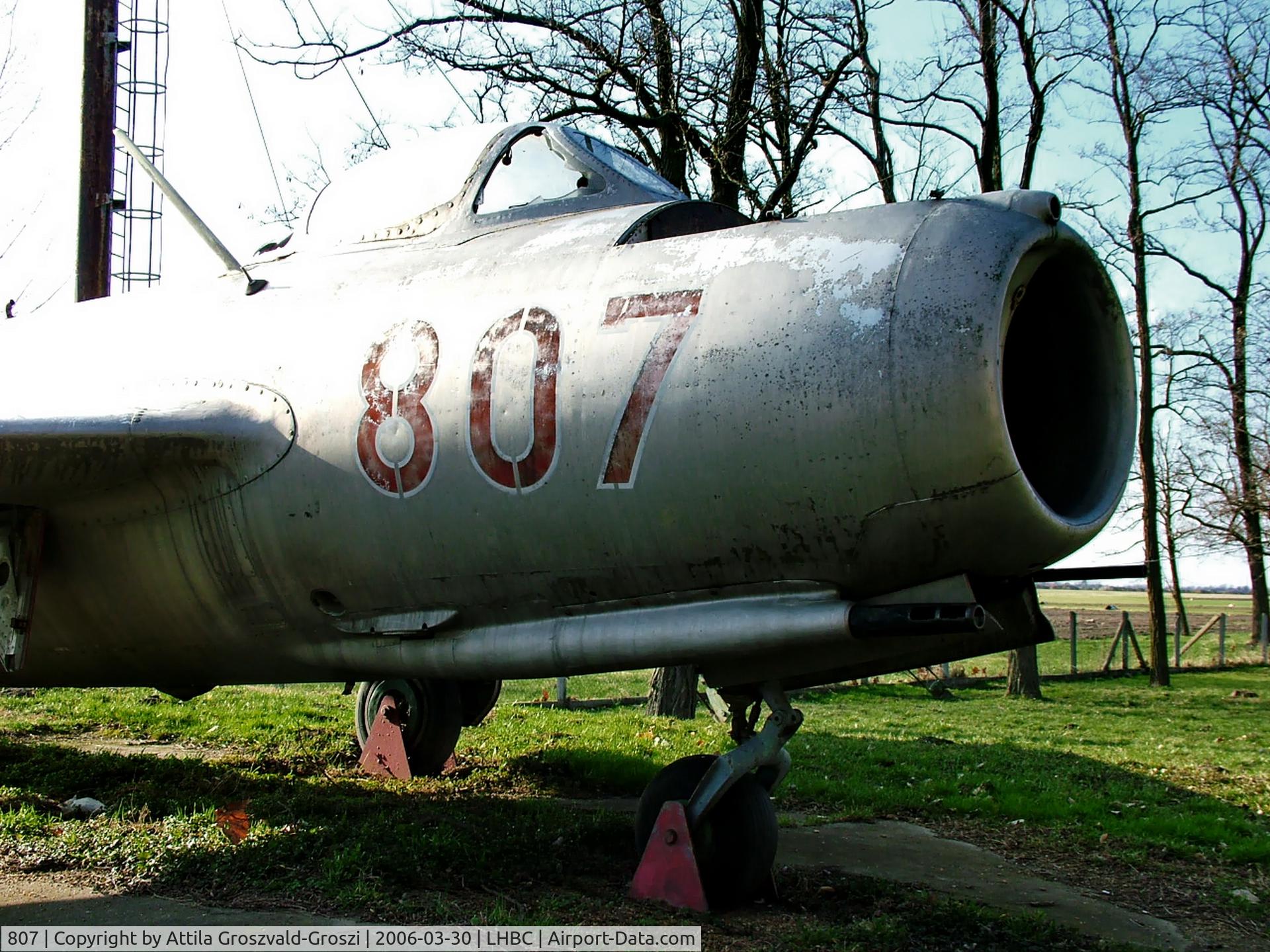 807, 1951 Mikoyan-Gurevich MiG-15 C/N 0807, Békéscsaba Airport, Hungary