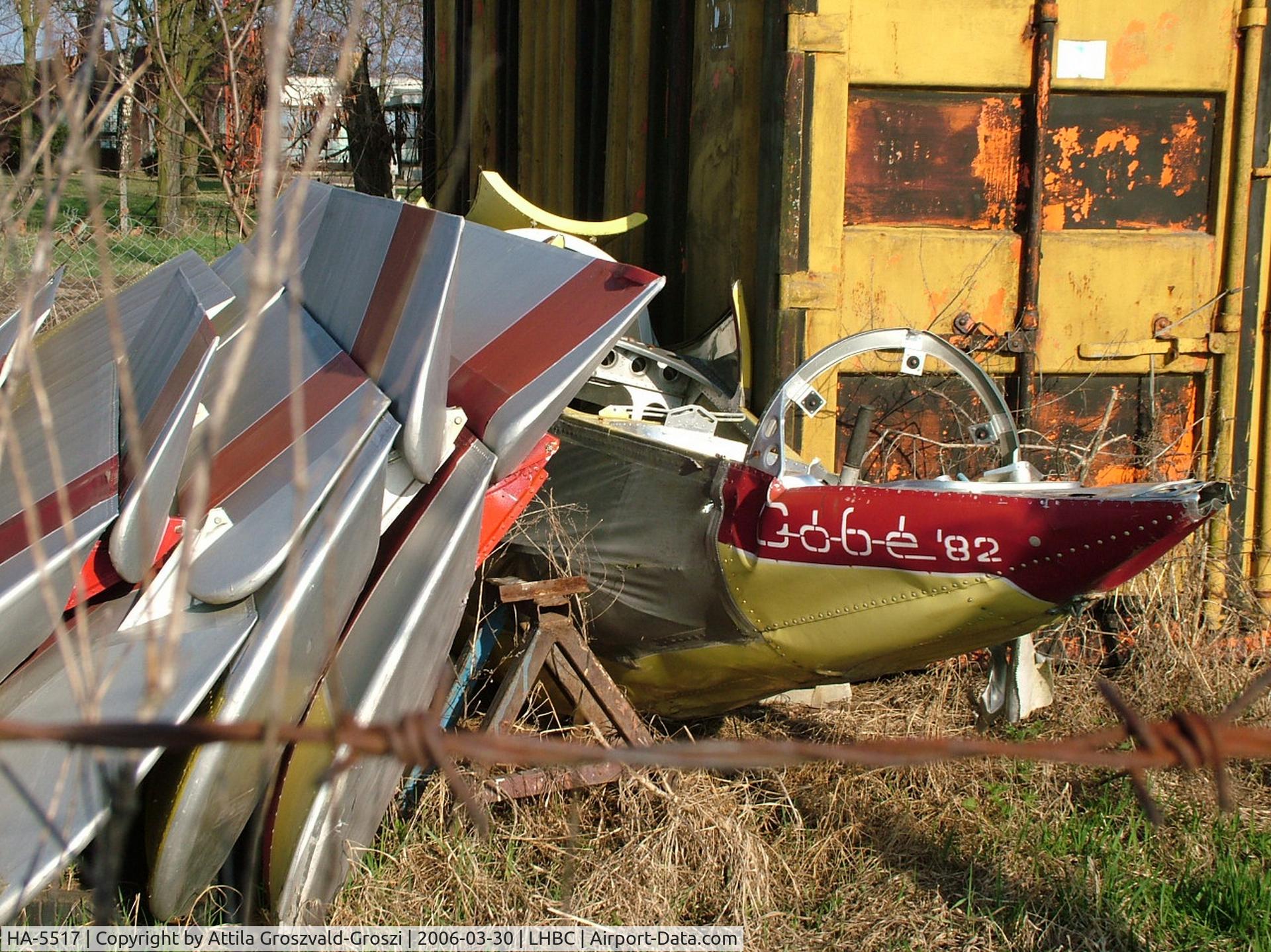 HA-5517, 1984 Rubik R-26SU Góbé 82 C/N AA800033, Békéscsaba Airport, Hungary