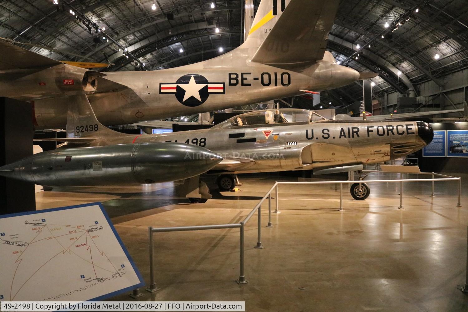 49-2498, 1949 Lockheed F-94A-5-LO Starfire C/N 780-7020, F-94A