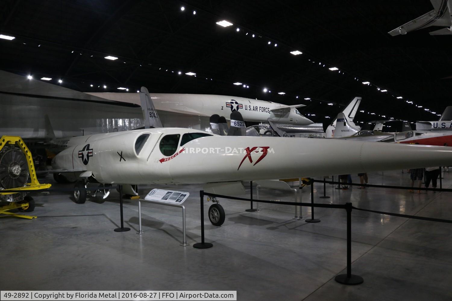 49-2892, 1949 Douglas X-3 Stiletto C/N Not found 49-2892, X-3 Stiletto