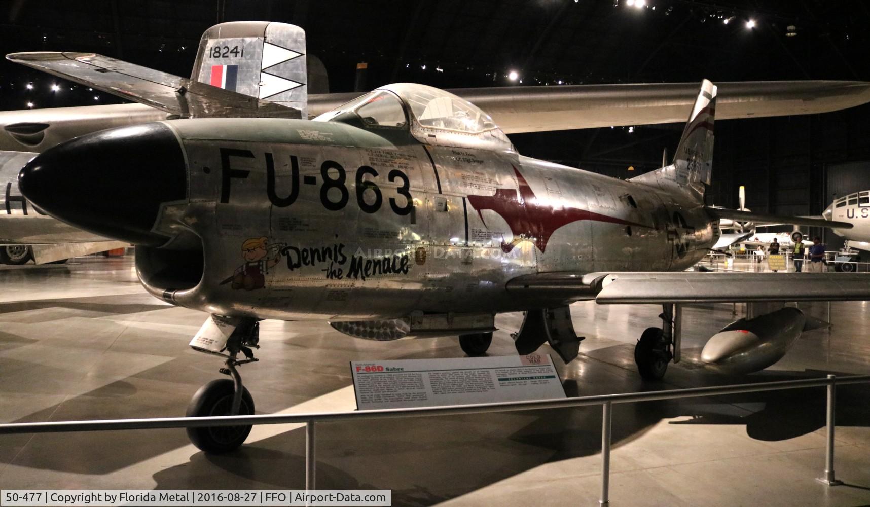 50-477, 1952 North American F-86D Sabre C/N 190-266, F-86D