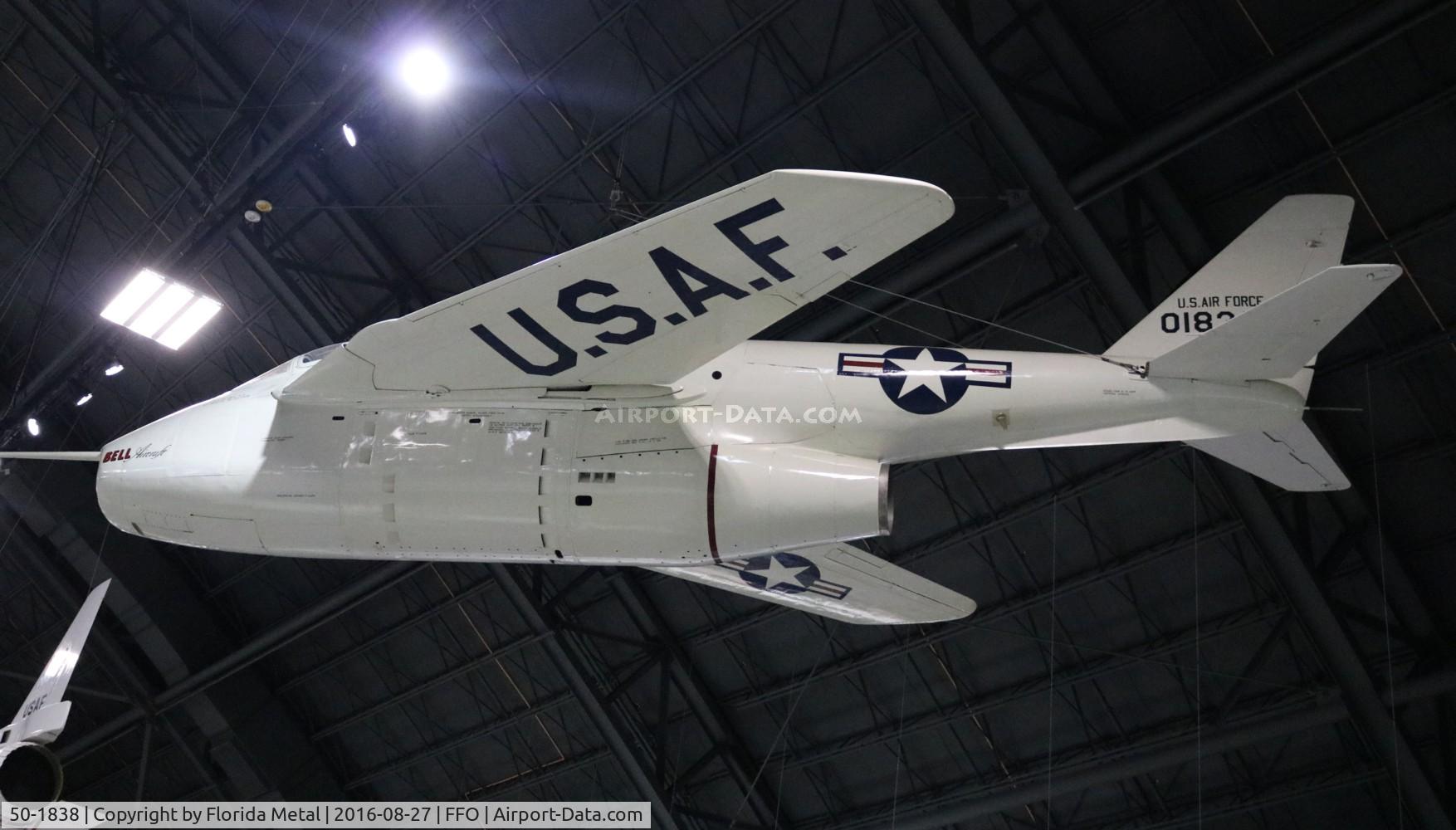 50-1838, 1950 Bell X-5 C/N Not found 50-1838, Bell X-5