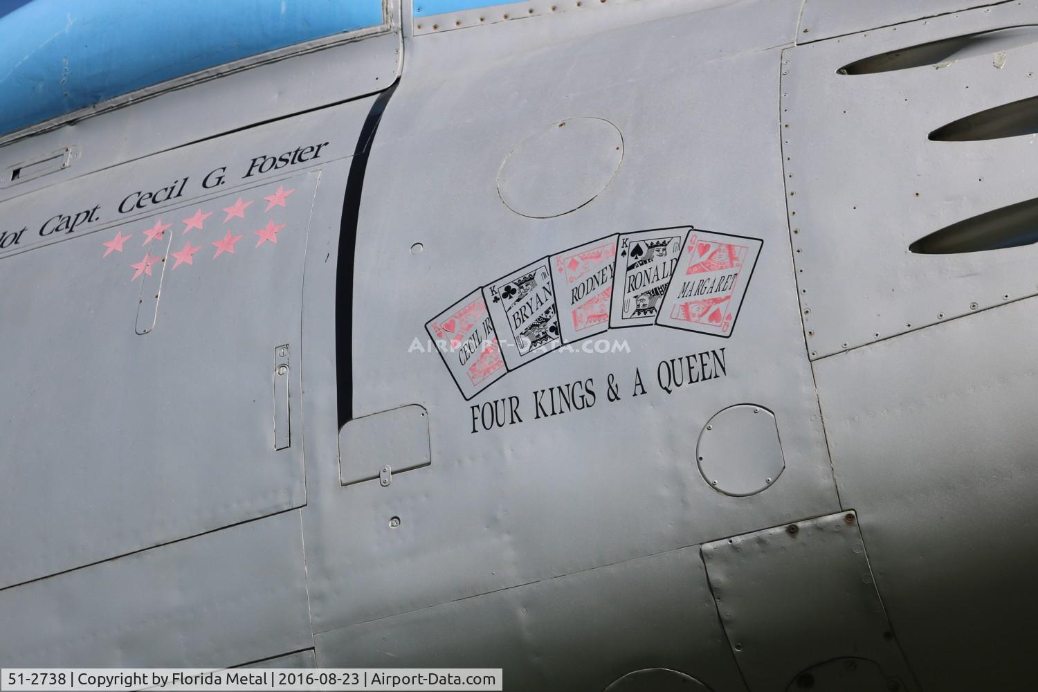 51-2738, 1951 North American F-86E Sabre C/N 172-20, F-86E