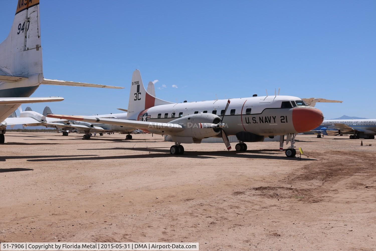51-7906, 1951 Convair T-29B C/N 240-318, T-29B