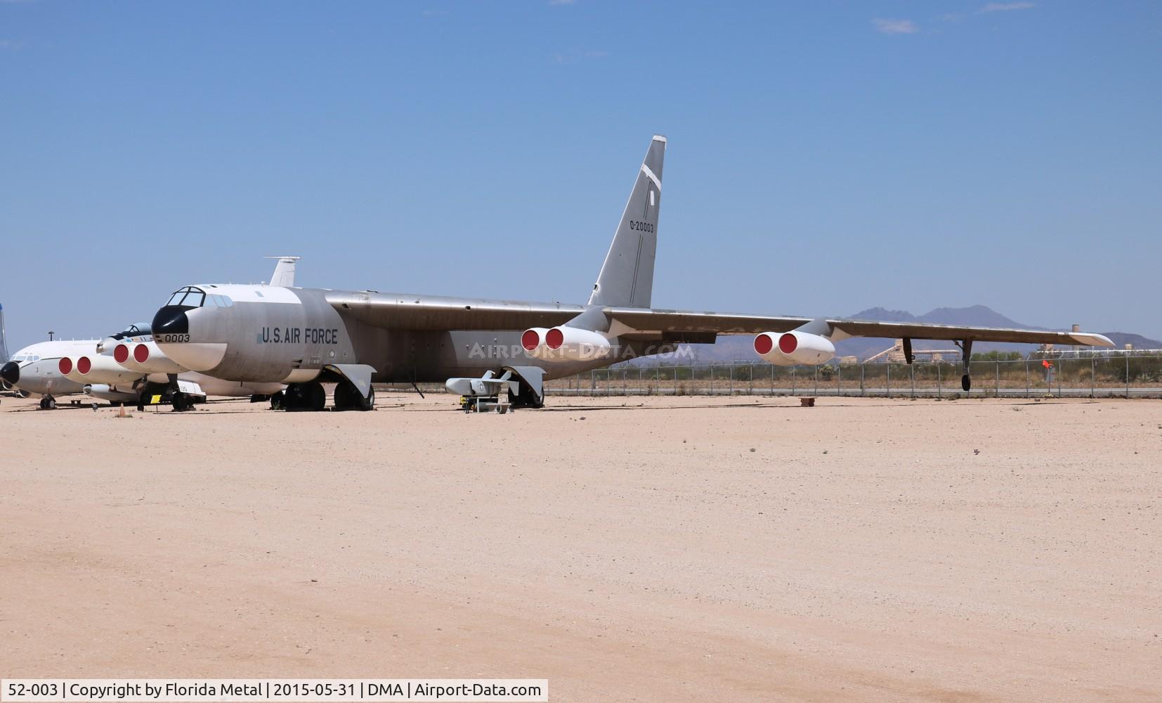 52-003, 1952 Boeing NB-52A Stratofortress C/N 16493, NB-52A