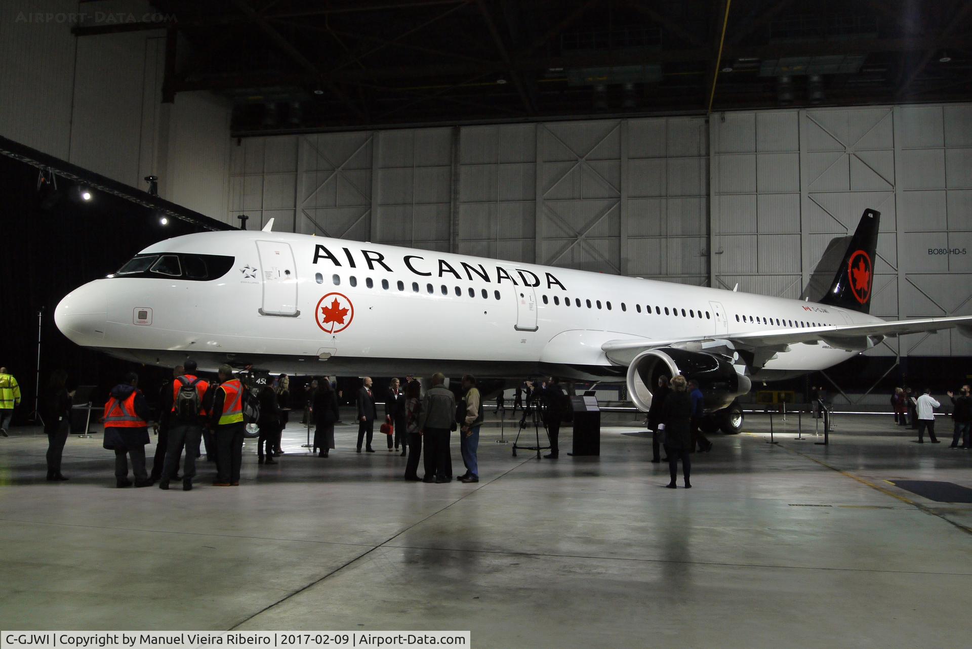 C-GJWI, 2002 Airbus A321-211 C/N 1772, Air Canada introduces new livery,Feb.9,2017