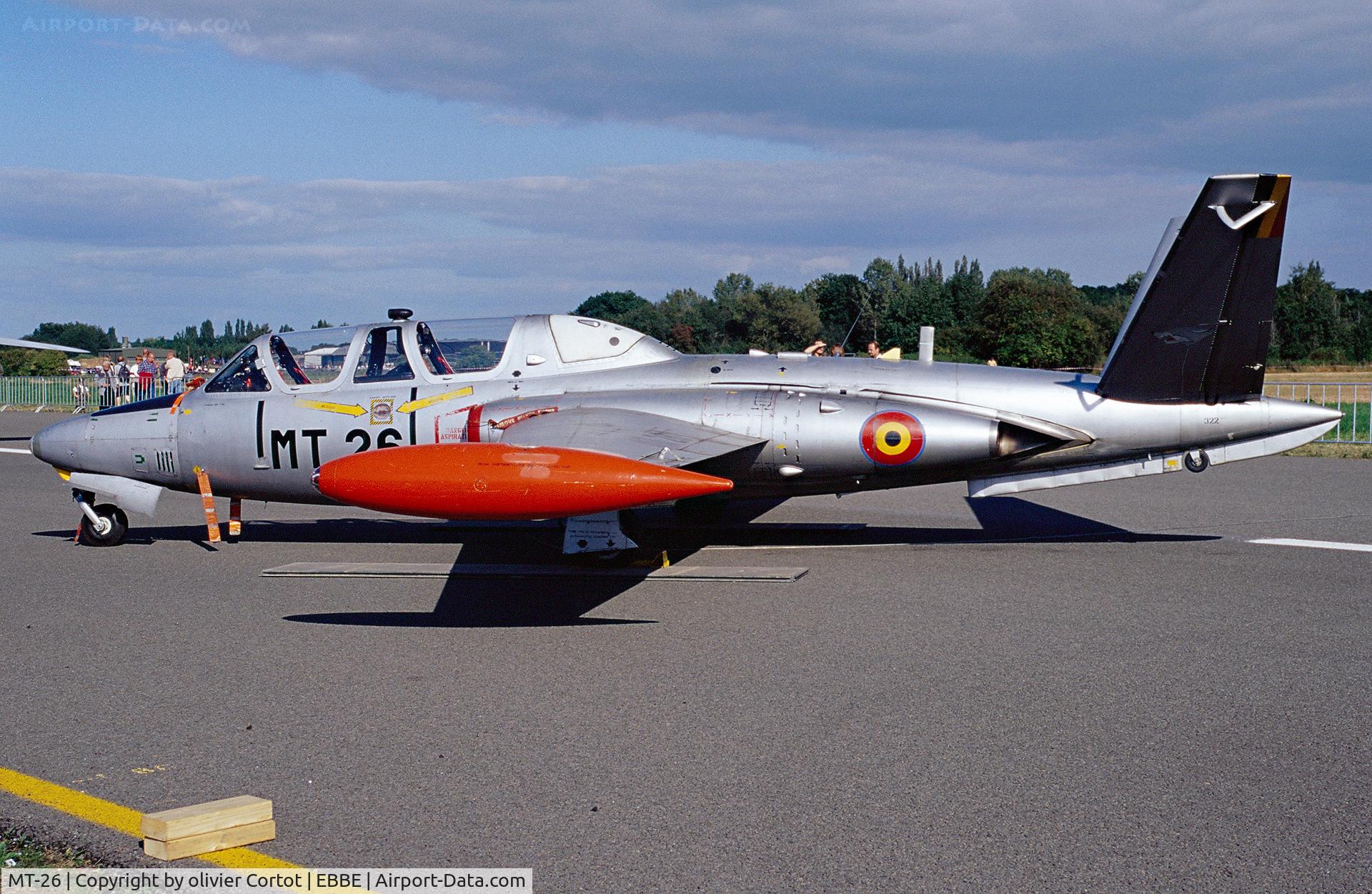 MT-26, Fouga CM-170R Magister C/N 283, Beauvechain airshow 2002