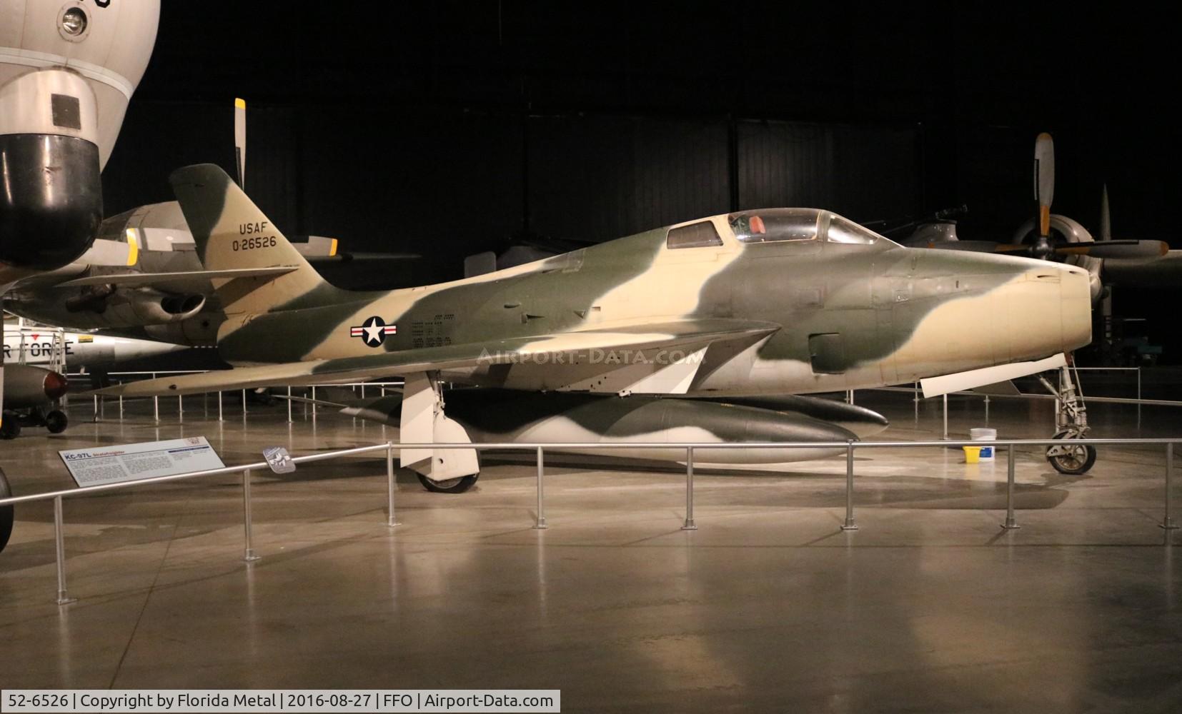 52-6526, 1952 Republic F-84F-40-RE Thunderstreak C/N Not found 52-6526, F-84F