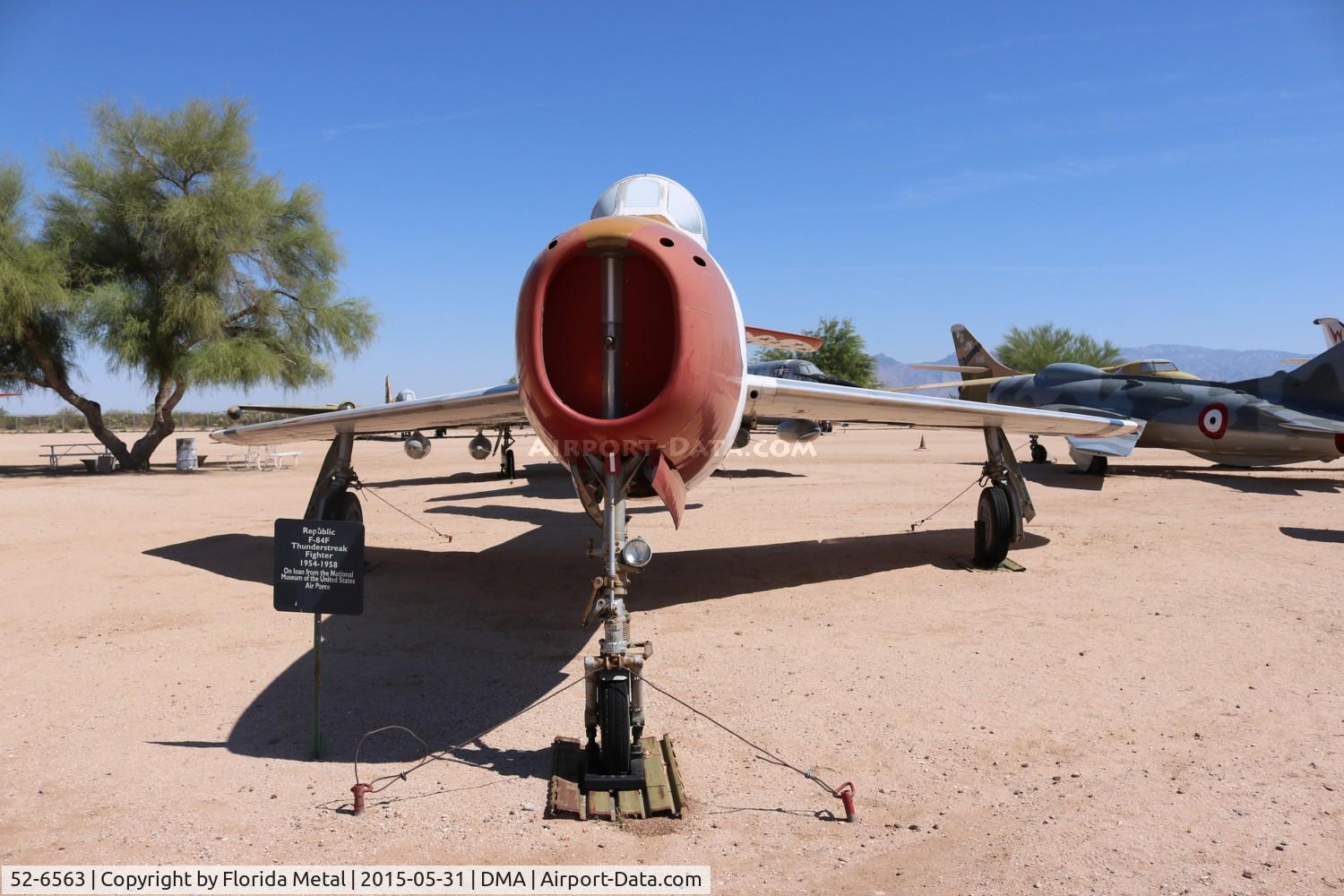 52-6563, Republic F-84F Thunderstreak C/N Not found 52-6563, F-84F