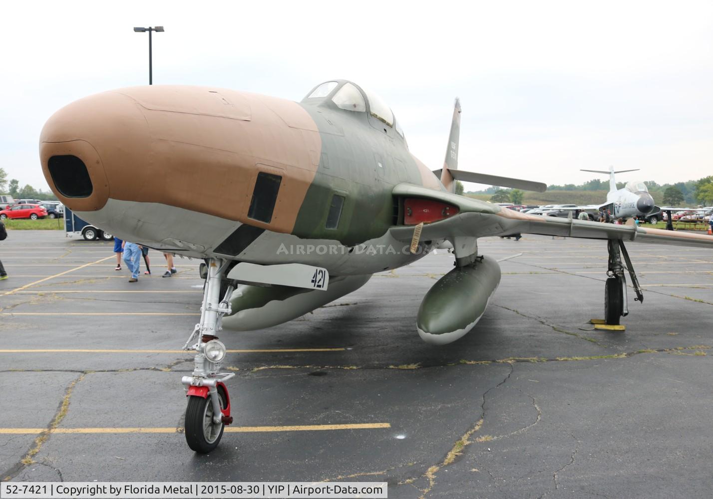 52-7421, 1955 Republic RF-84F Thunderflash C/N 52-7346, RF-84F