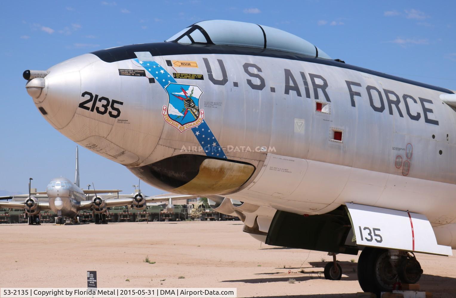 53-2135, 1953 Douglas-Tulsa EB-47E-55-DT Stratojet C/N 44481, EB-47A